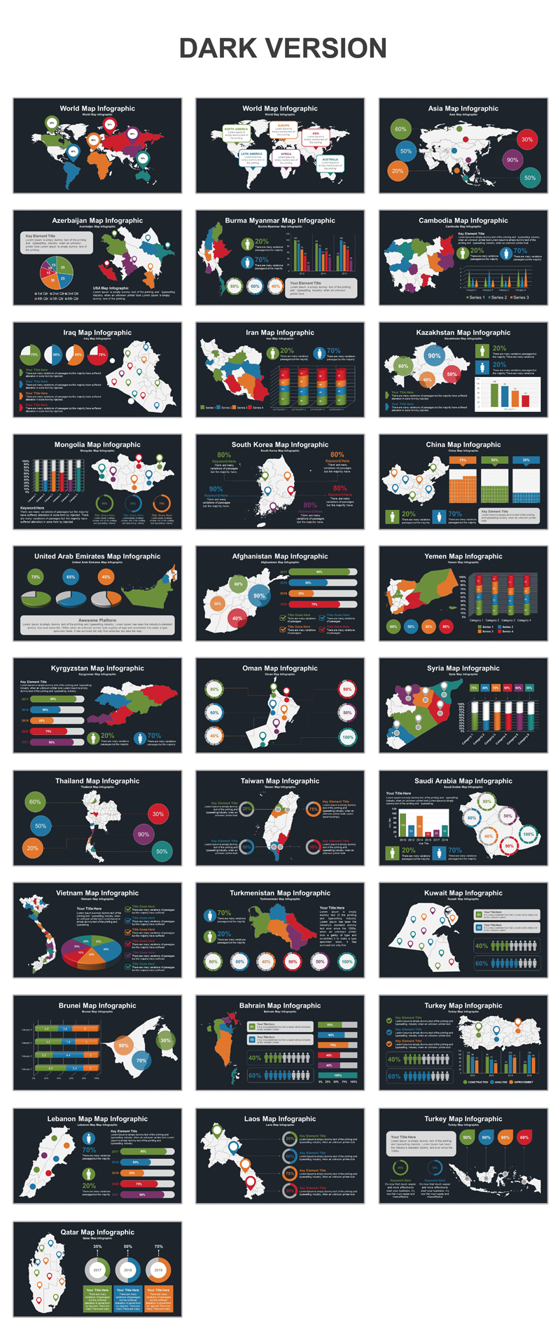 Asia Map PowerPoint Template