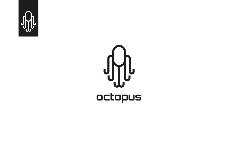 Download Шаблон логотипа "Modern Octopus Logo Template" / Modern Octopus Logo Template - Шаблон логотипа на тему графика modern,octopus,logo,animal,sea,sign,nature,element,shape,marine,squid,underwater,water,business,seafood,simple,concept,creative,style