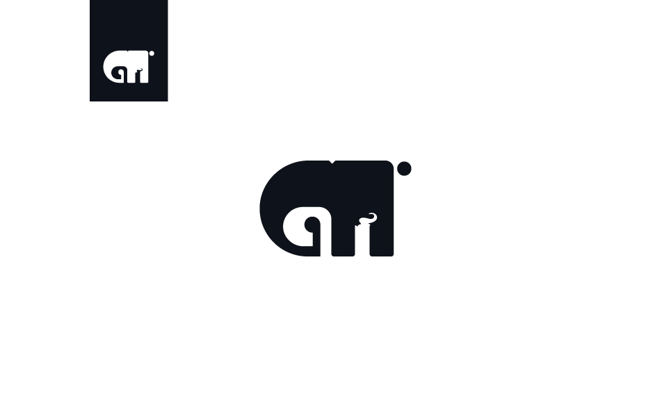 Download Шаблон логотипа "Elephent and Her Baby Into Negative Space Logo Template" / Elephent and Her Baby Into Negative Space Logo Template - Шаблон логотипа на тему графика logo,animal,elephant,concept,baby,negative space logo,reative,modern,cute,space,black,head,negative,fun,beautiful,nature,zoo,mother,child