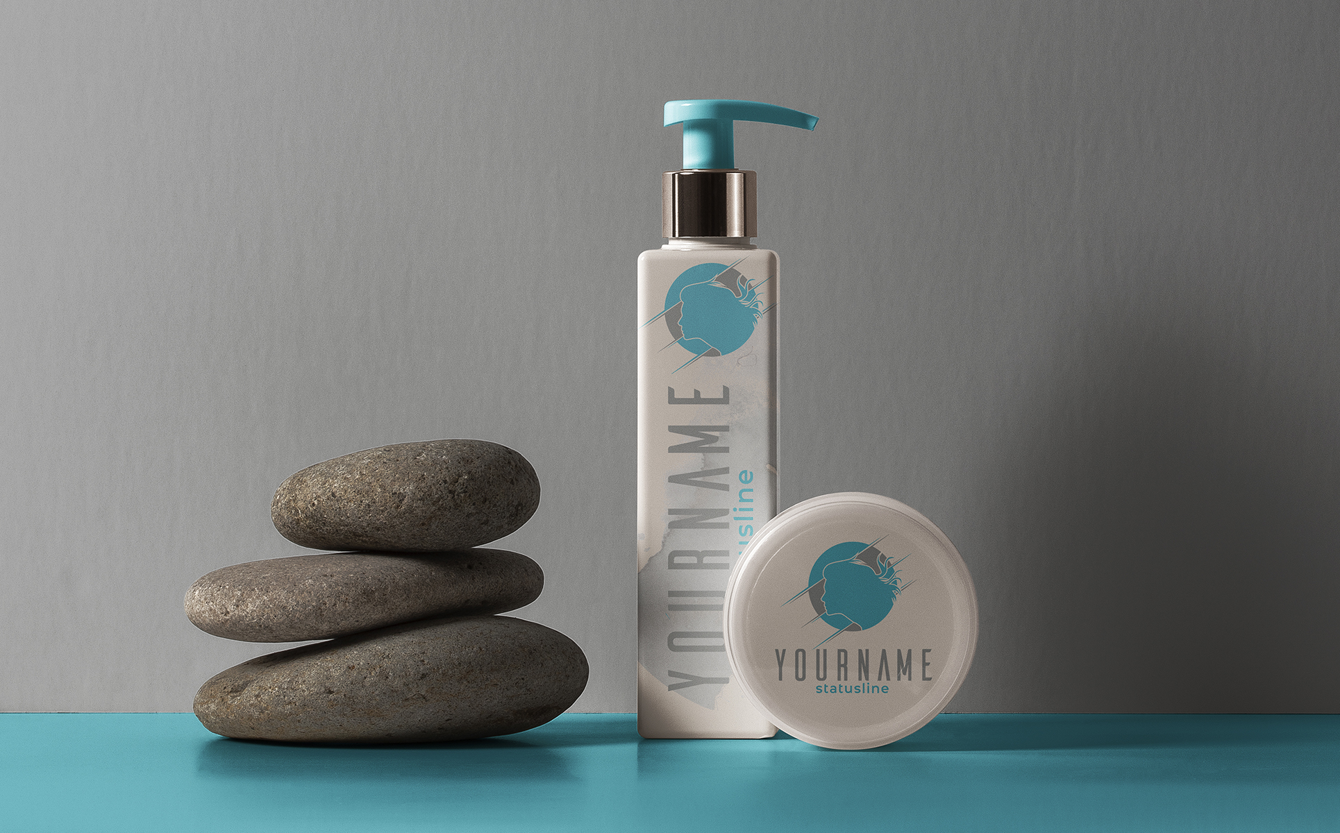 Download Шаблон логотипа "Cosmetic Logo Template" / Cosmetic Logo Template - Шаблон логотипа на тему графика logo,logos,template,cosmetics,face,girl,woman,design,cafe,templates,fonts