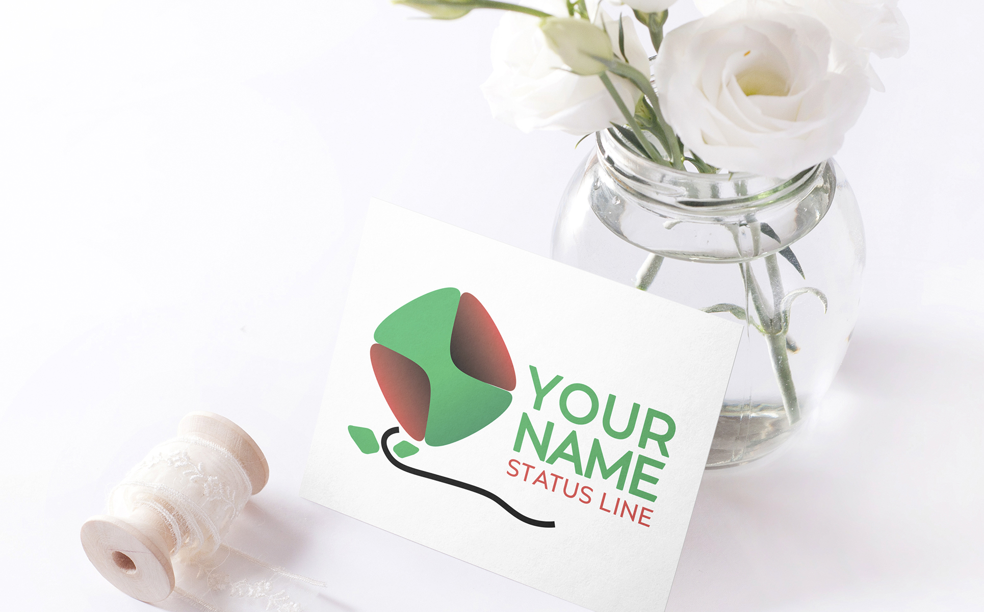 Download Шаблон логотипа "FLOWER Logo Template" / FLOWER Logo Template - Шаблон логотипа на тему графика logo,logos,template,flowers,design,salon,templates,fonts,beauty,plants