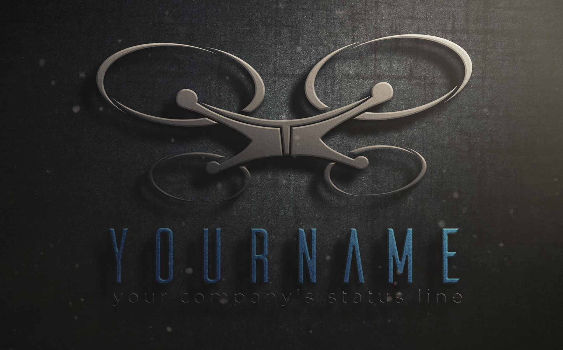 Download Шаблон логотипа "Quadrocopter Logo Template" / Quadrocopter Logo Template - Шаблон логотипа на тему графика logo,logos,template,quadcopter,design,aerial video shooting,templates,fonts,sky