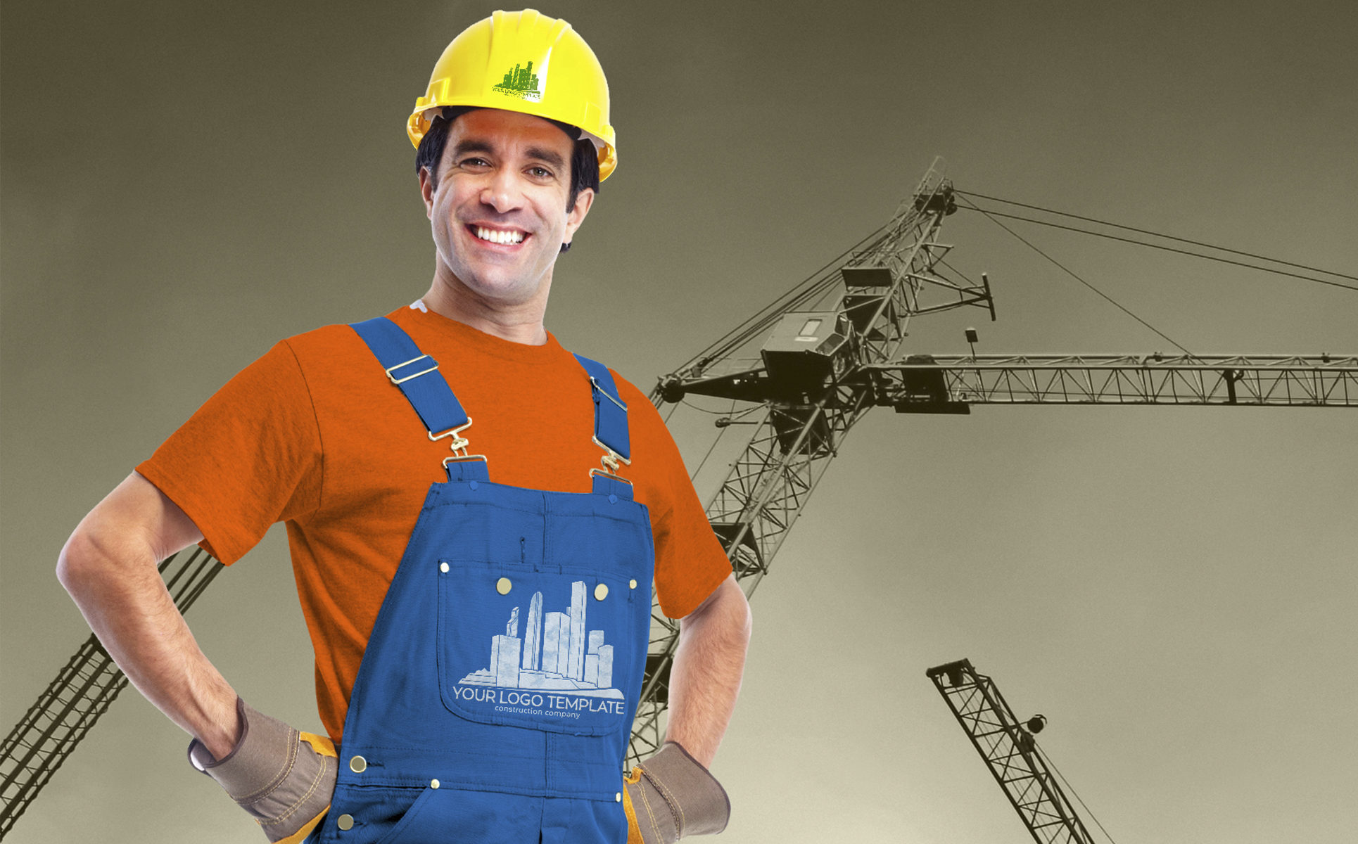 Download Шаблон логотипа "Construction Logo Template" / Construction Logo Template - Шаблон логотипа на тему графика logo,logos,template,design,templates,fonts,construction,realty