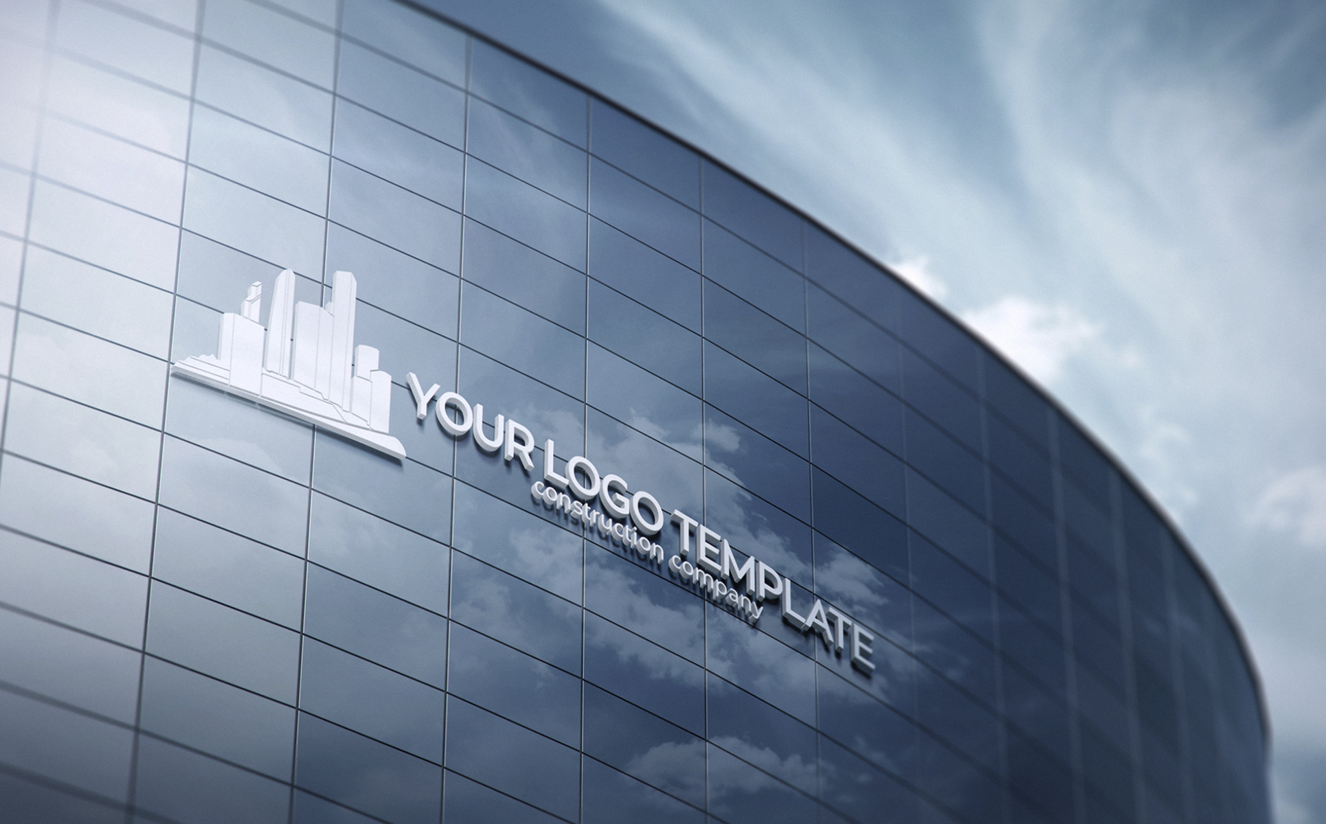 Download Шаблон логотипа "Construction Logo Template" / Construction Logo Template - Шаблон логотипа на тему графика logo,logos,template,design,templates,fonts,construction,realty