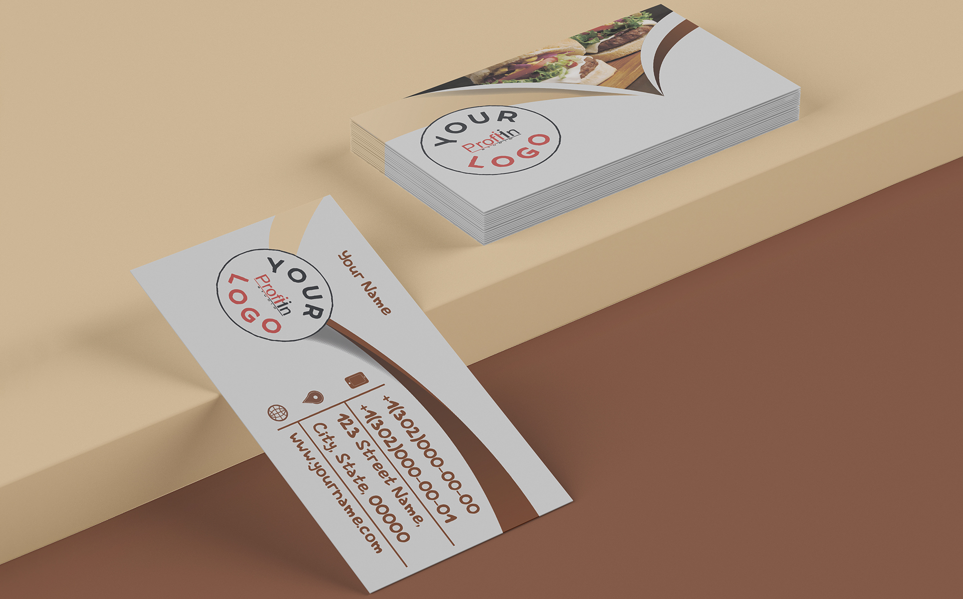 Download Фирменный стиль "Business Card Food - Corporate Identity Template" / Business Card Food - Corporate Identity Template - Фирменный стиль на тему графика card,abstract,logo,modern,office,corporate,identity,stationery,folder,brochure,branding,cover,business,food,burger,bistro,cafe,sandwich