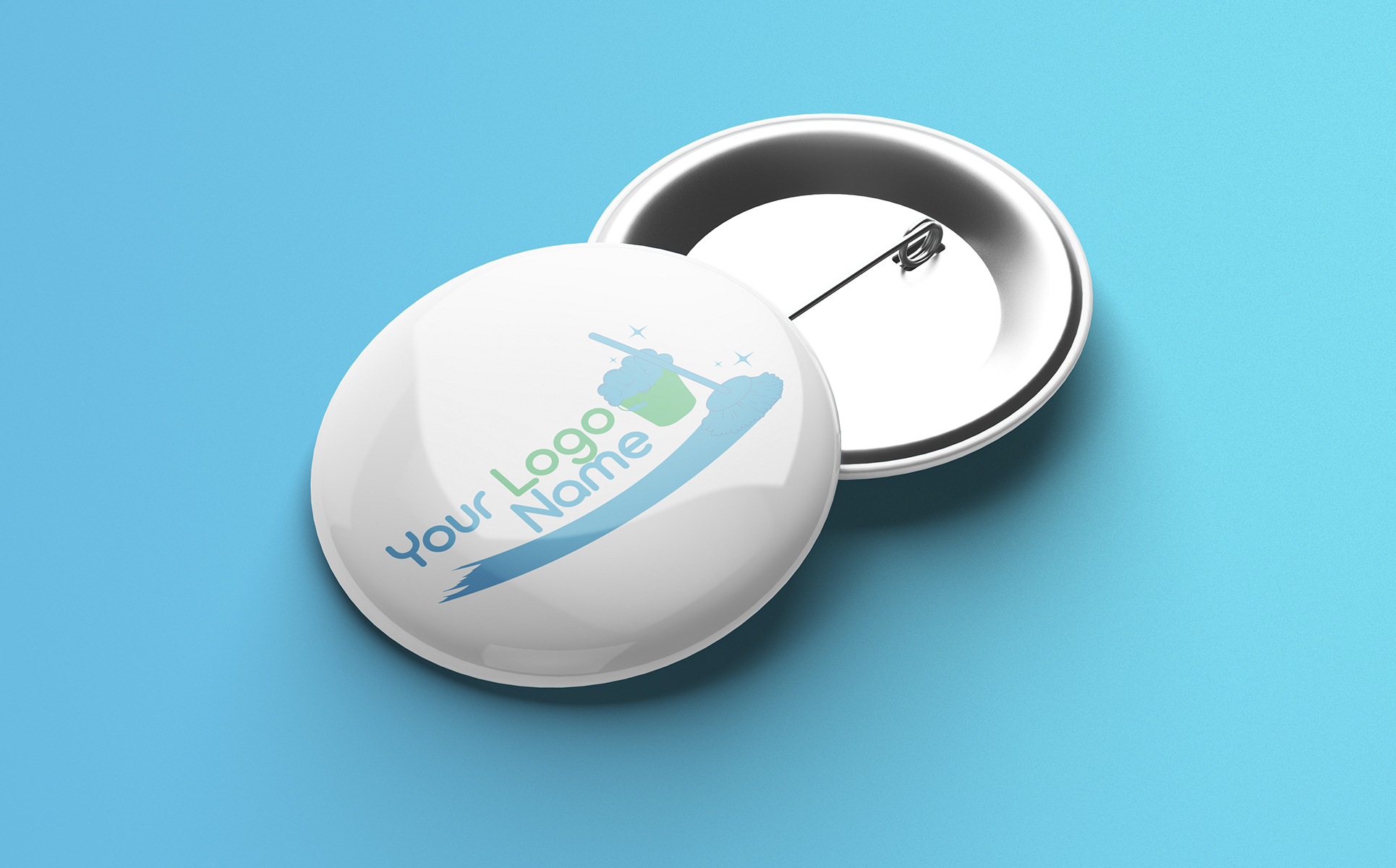 Download Шаблон логотипа "Cleaning Logo Template" / Cleaning Logo Template - Шаблон логотипа на тему графика logo,logos,template,design,templates,fonts,cleaning,ecological,eco