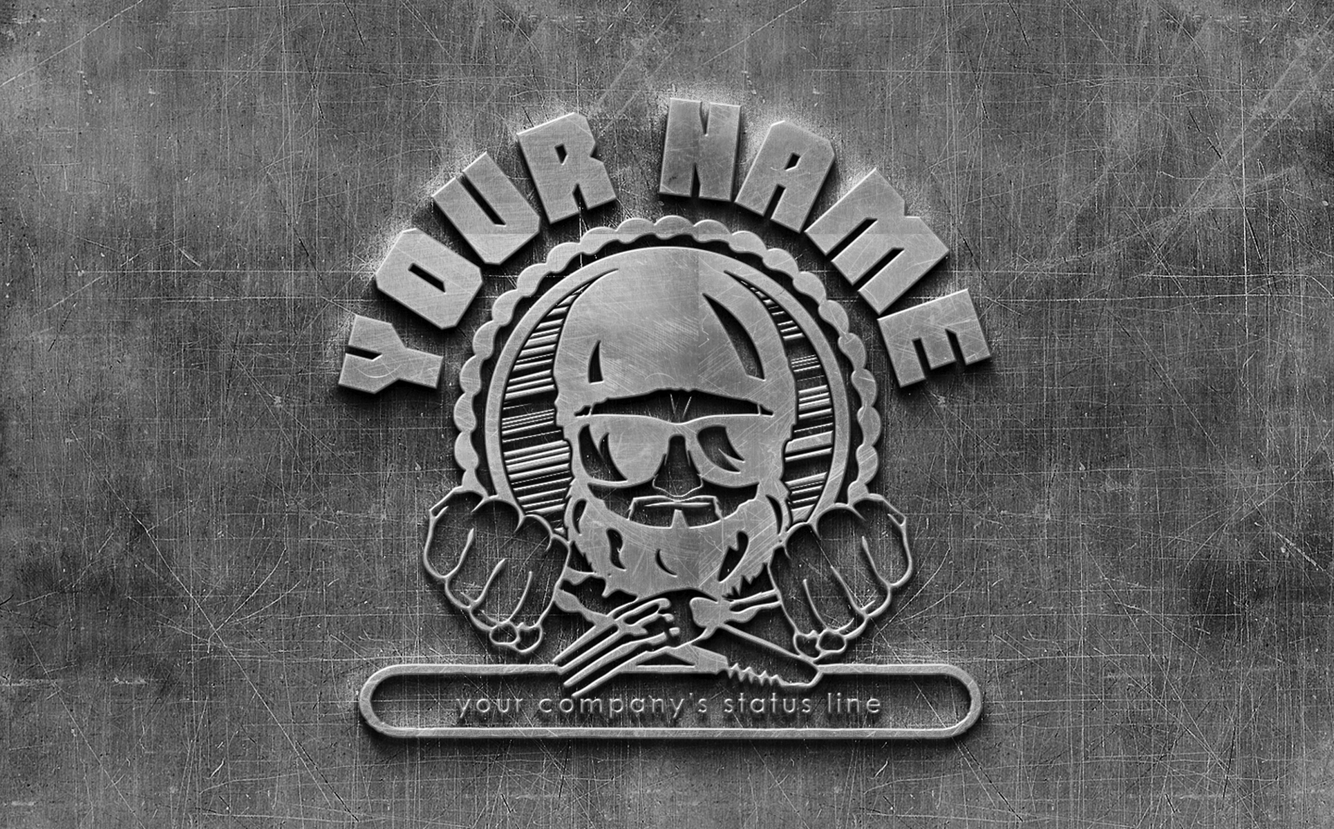 Download Шаблон логотипа "Food Logo Template" / Food Logo Template - Шаблон логотипа на тему графика food,logo,logos,template,design,cafe,templates,fonts,business,creative,beef,pork,bacon,pub,biker