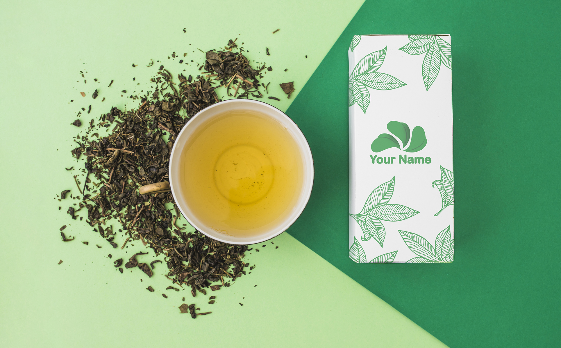 Download Шаблон логотипа "Green Eco Logo Template" / Green Eco Logo Template - Шаблон логотипа на тему графика logo,logos,template,coffee,design,cafe,templates,fonts,business,creative,eco,tea