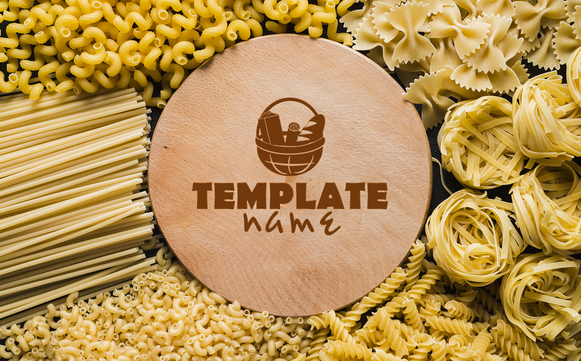 Download Шаблон логотипа "Food Store Logo Template" / Food Store Logo Template - Шаблон логотипа на тему графика logo,logos,template,design,templates,fonts,business,creative,food,store,shop