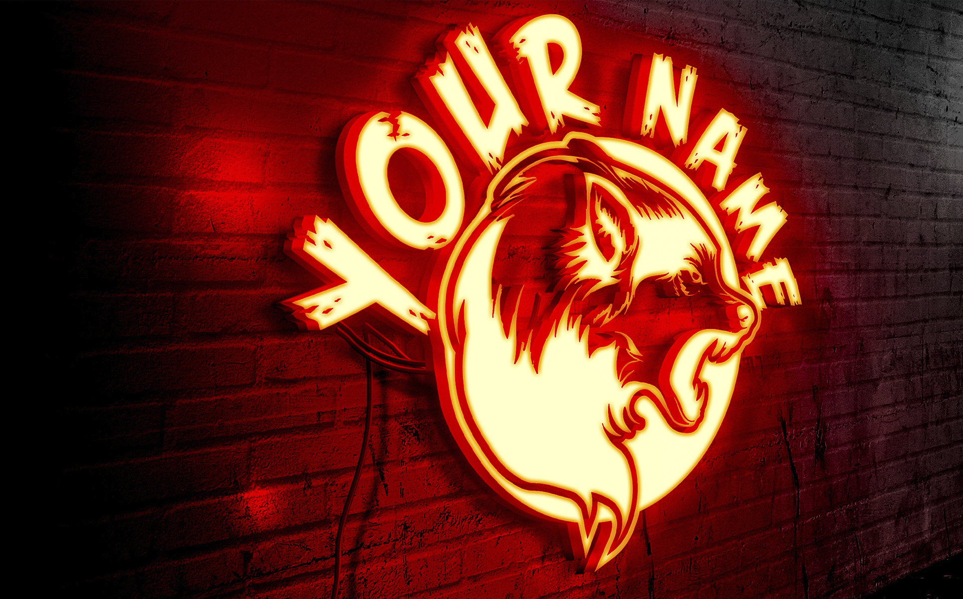 Download Шаблон логотипа "Animal Mascot Wolf Logo Template" / Animal Mascot Wolf Logo Template - Шаблон логотипа на тему графика animal,mascot,logo,logos,template,design,templates,fonts,business,creative,interactive,wolf,sport