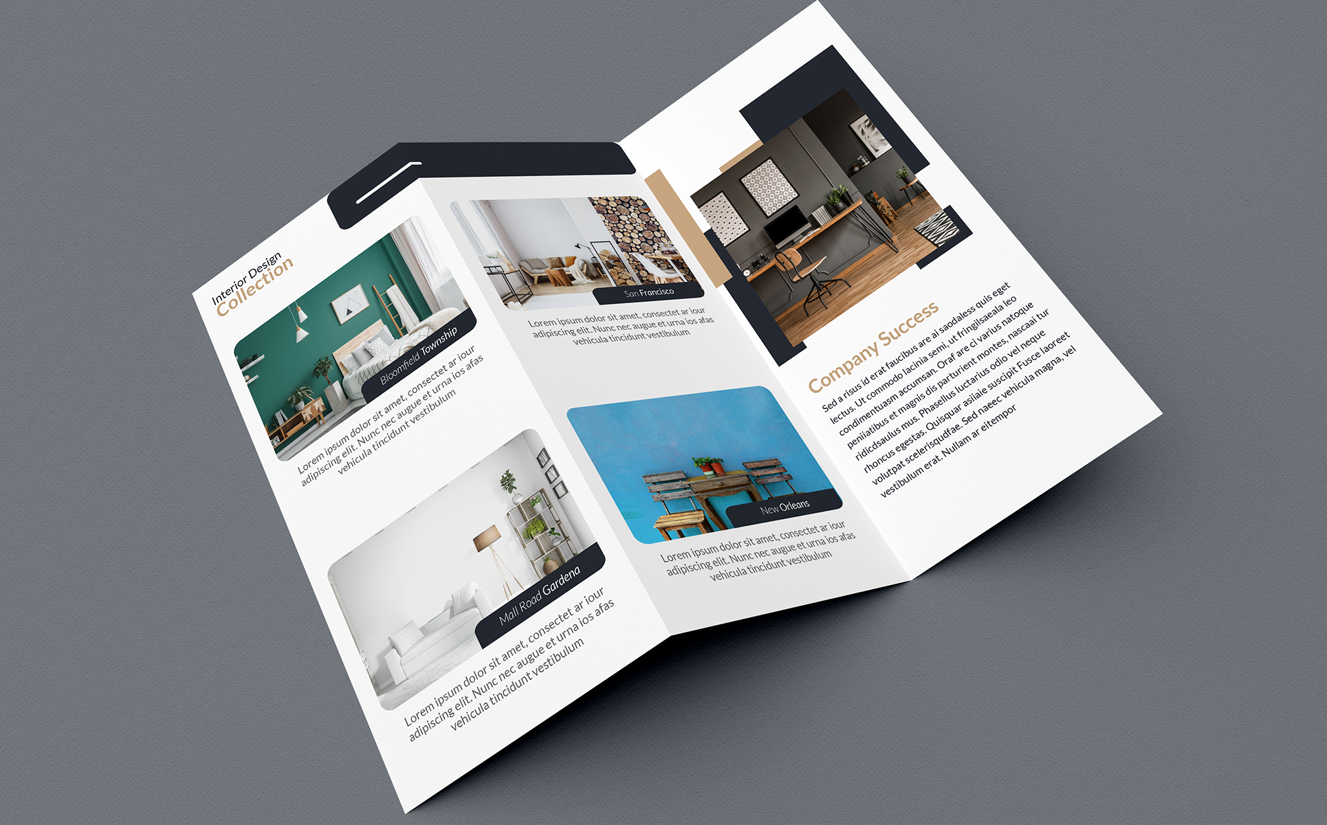 Download Фирменный стиль "Real Estate/Furniture Store Trifold Brochure - Corporate Identity Template" / Real Estate/Furniture Store Trifold Brochure - Corporate Identity Template - Фирменный стиль на тему графика brochure,publication,design,presentation,document,concept,template,trifold,promotion,leaflet,corporate,folder,print,creative,business,vector,company,tri-fold,furniture,poperty