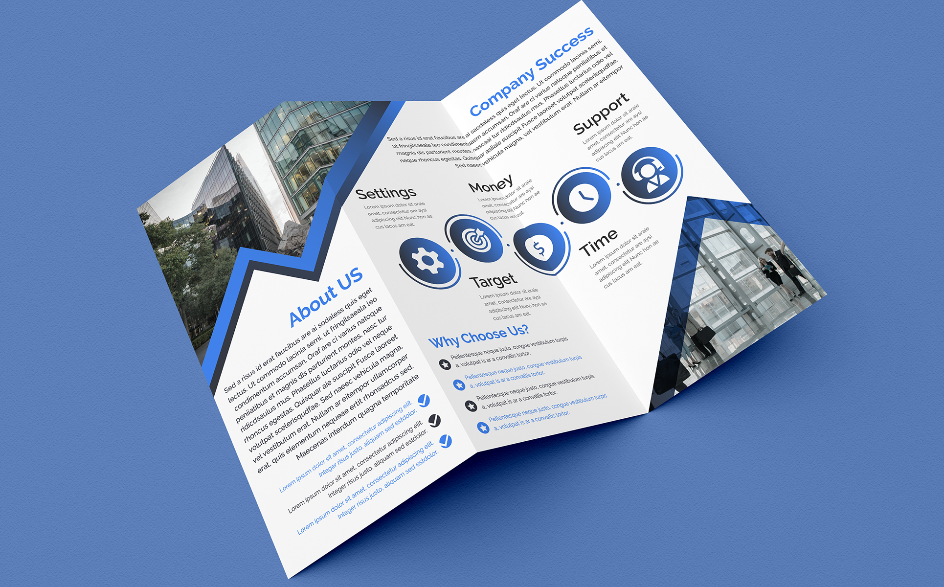 Download Фирменный стиль "Blue trifold brochure design - Corporate Identity Template" / Blue trifold brochure design - Corporate Identity Template - Фирменный стиль на тему графика a4,abstract,ad,background,banner,blank,book,booklet,brochure,business,catalog,company,concept,corporate,cover,creative,decoration,design,flat,flyer