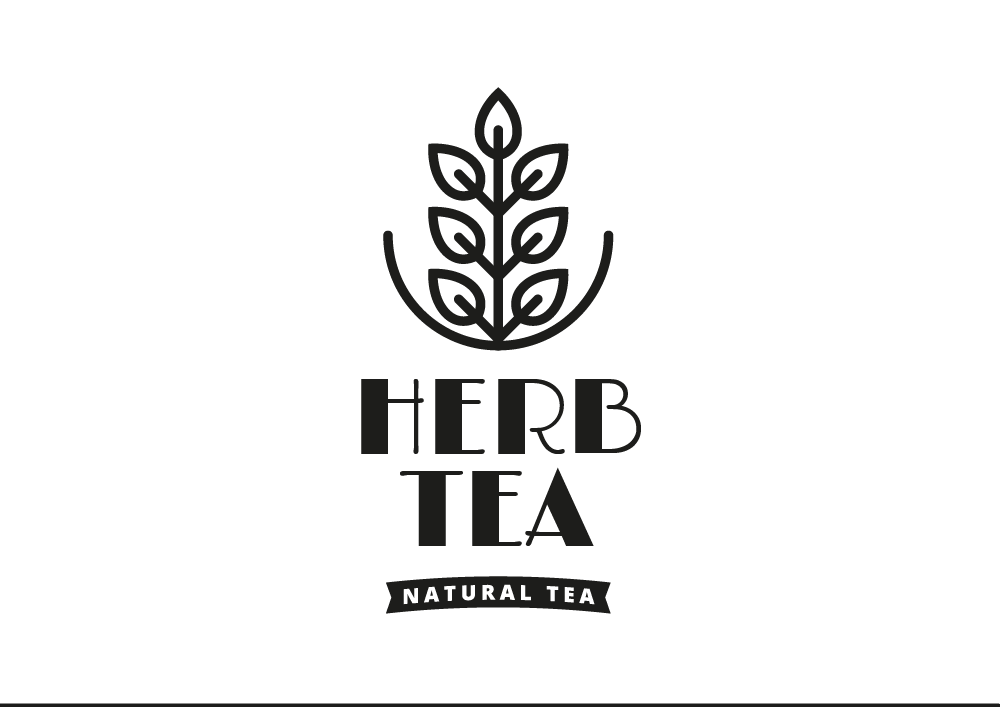 Download Шаблон логотипа "Herb Tea Logo Template" / Herb Tea Logo Template - Шаблон логотипа на тему графика logo,style,colorfull,green,black,white,abstract,symbol,tea,herbal,herb