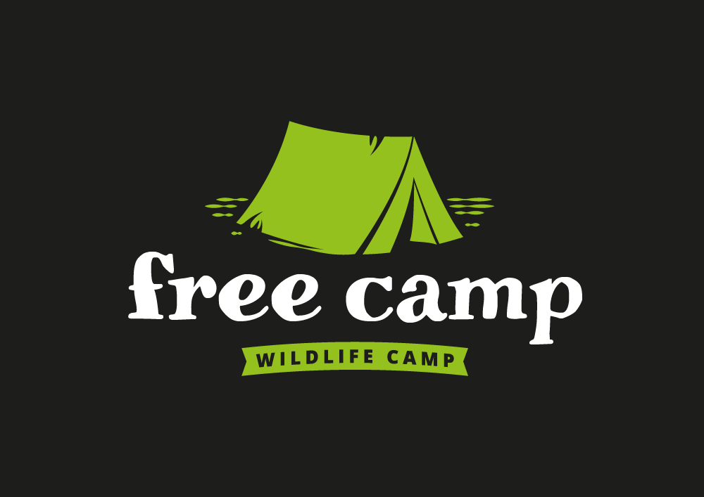 Download Шаблон логотипа "Free Camp Logo Template" / Free Camp Logo Template - Шаблон логотипа на тему графика logo,style,colorfull,green,symbol,camping,camp,free,wildlife,black