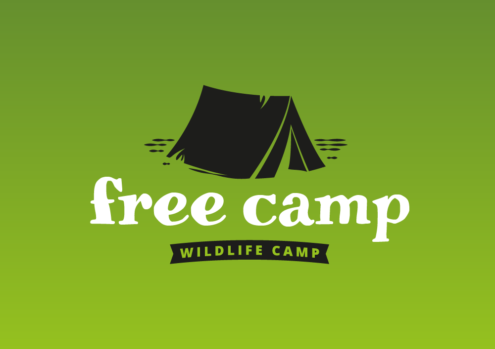 Download Шаблон логотипа "Free Camp Logo Template" / Free Camp Logo Template - Шаблон логотипа на тему графика logo,style,colorfull,green,symbol,camping,camp,free,wildlife,black