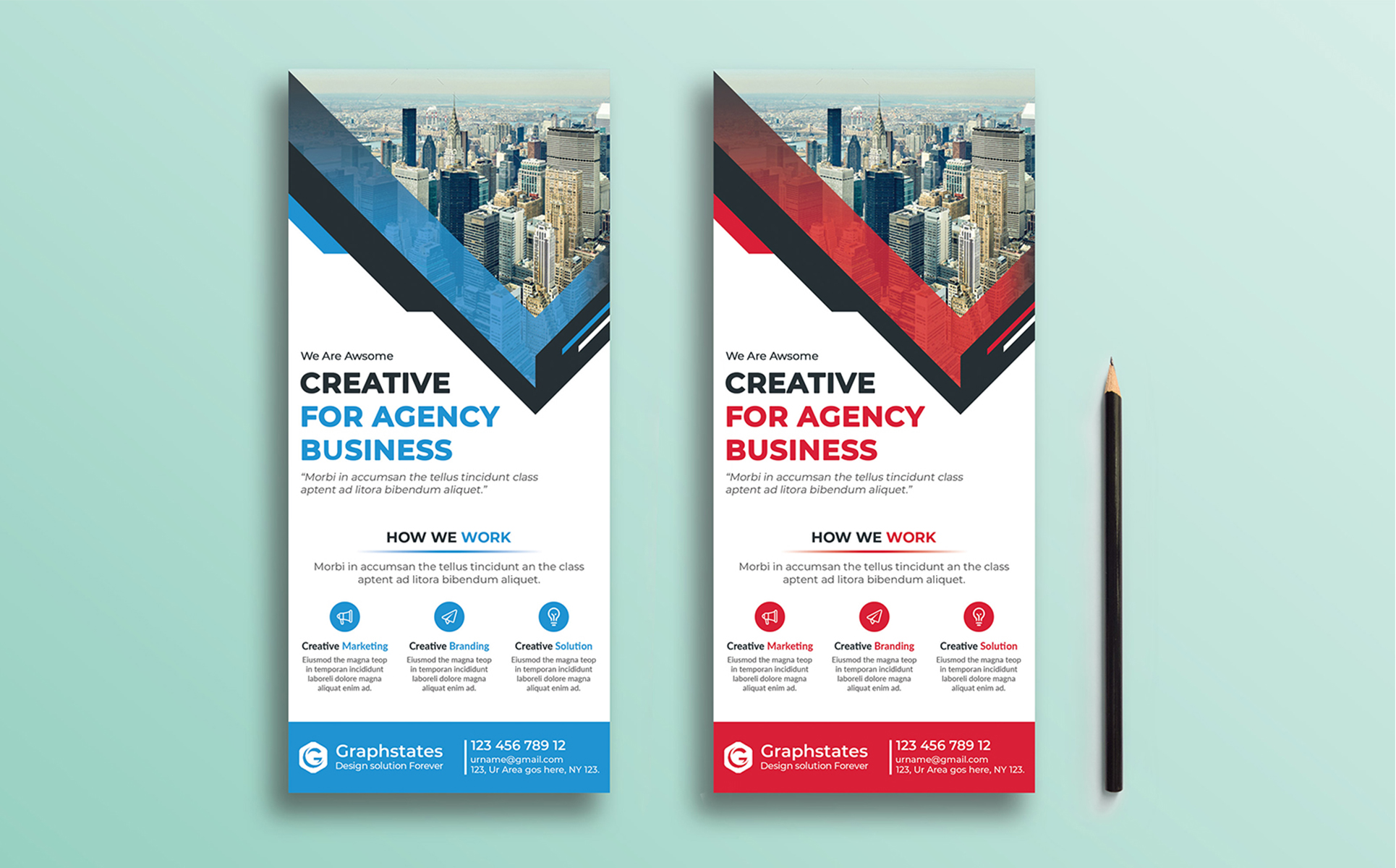 Download Фирменный стиль "DL Flyer Design. - Corporate Identity Template" / DL Flyer Design. - Corporate Identity Template - Фирменный стиль corporate,dl,flyer,dl,flyer,desing,business,brochure,trifold,bifold,card,businesscard,postcard,post,bule,green,red,orange,rollup,banner