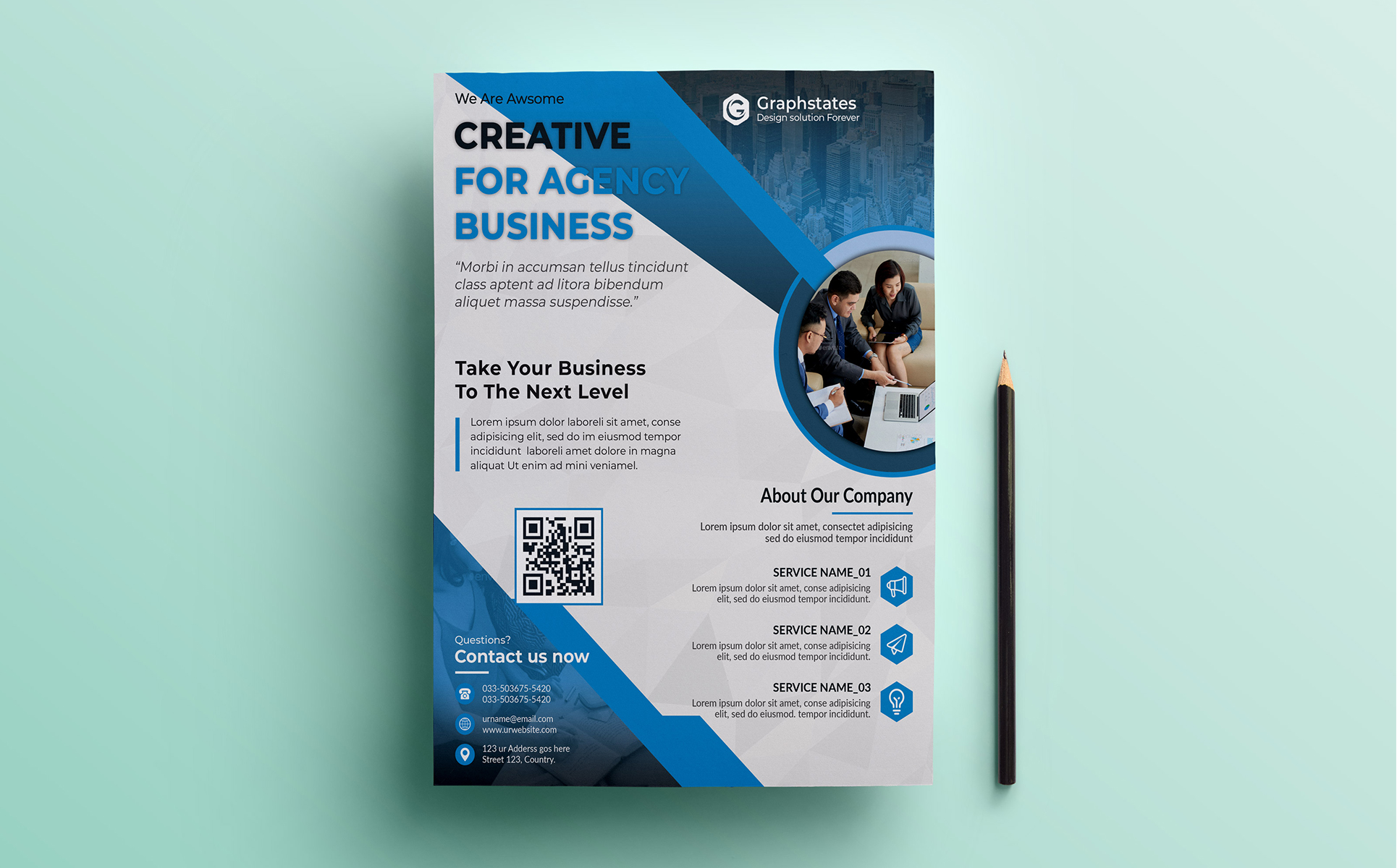 Download Фирменный стиль "Business Flyer - Corporate Identity Template" / Business Flyer - Corporate Identity Template - Фирменный стиль business,flyer,template,dl,dlflyer,corporate,businesscard,flyerdesign,design,graphicdesign,print,bule,red,orange,green,brochure,trifold,bifold,postcard,card