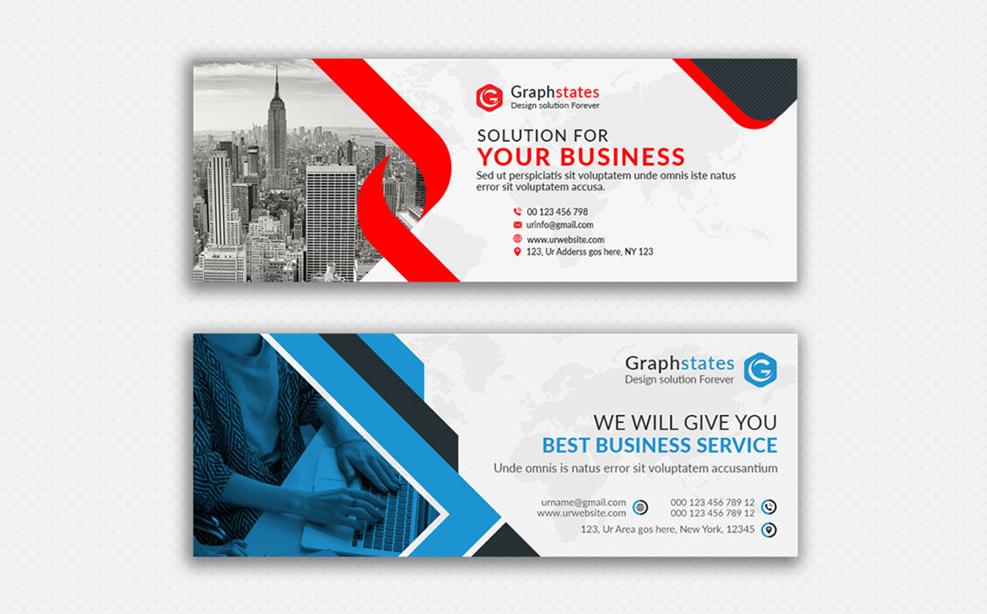 Download Шаблон для соцсетей "2 in 1 Facebook Cover Photo Social Media Template" / 2 in 1 Facebook Cover Photo Social Media Template - Шаблон для соцсетей на тему графика facebook,cover,photo,fb,fbcover,psd,2concept,green,blue,onange,red,social,socialmedia,flyer,851x315,ai,brochure,trifold,rollup,banner