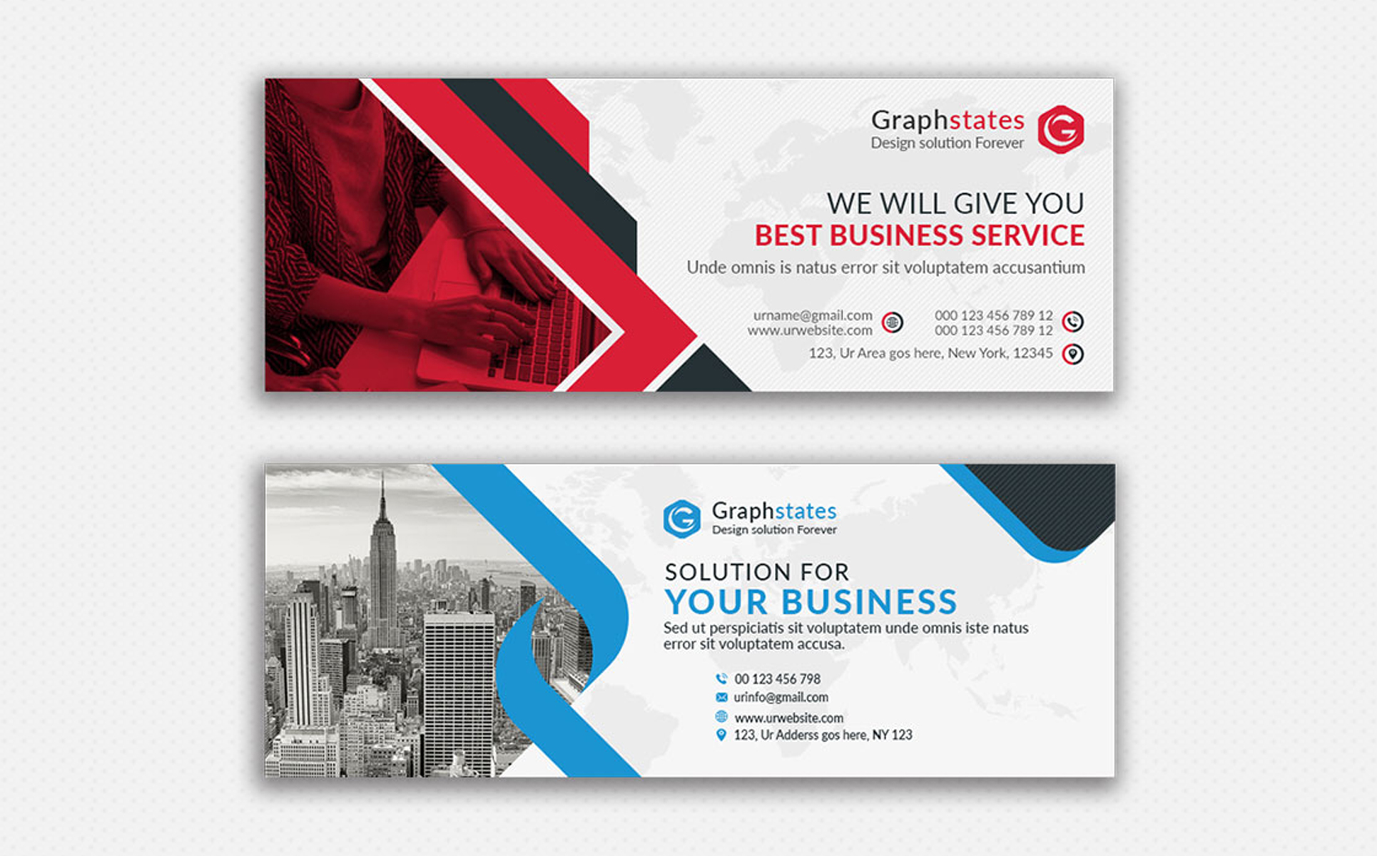 Download Шаблон для соцсетей "2 in 1 Facebook Cover Photo Social Media Template" / 2 in 1 Facebook Cover Photo Social Media Template - Шаблон для соцсетей на тему графика facebook,cover,photo,fb,fbcover,psd,2concept,green,blue,onange,red,social,socialmedia,flyer,851x315,ai,brochure,trifold,rollup,banner