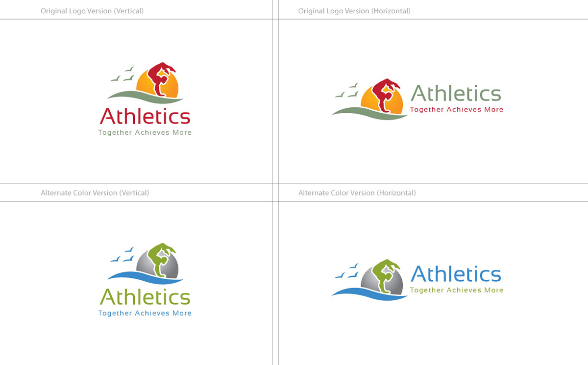 Download Шаблон логотипа "Athletics Logo Template" / Athletics Logo Template - Шаблон логотипа на тему графика acrobatics,athletics,athlete,gymnast,olympics,medal,yoga,health care,spiritual,human,body,exercise,wellness,health,meditation,relaxation,academy,institute,society,club