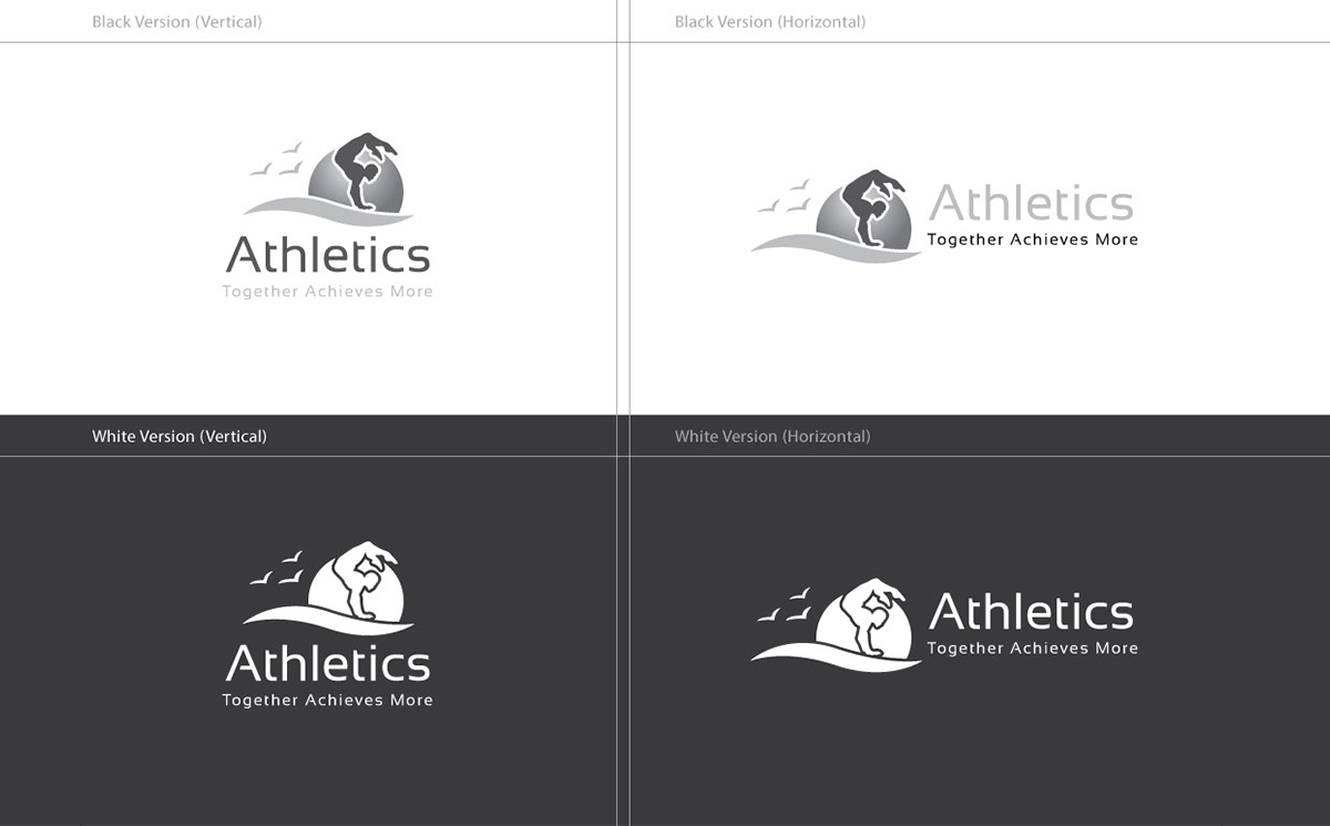 Download Шаблон логотипа "Athletics Logo Template" / Athletics Logo Template - Шаблон логотипа на тему графика acrobatics,athletics,athlete,gymnast,olympics,medal,yoga,health care,spiritual,human,body,exercise,wellness,health,meditation,relaxation,academy,institute,society,club