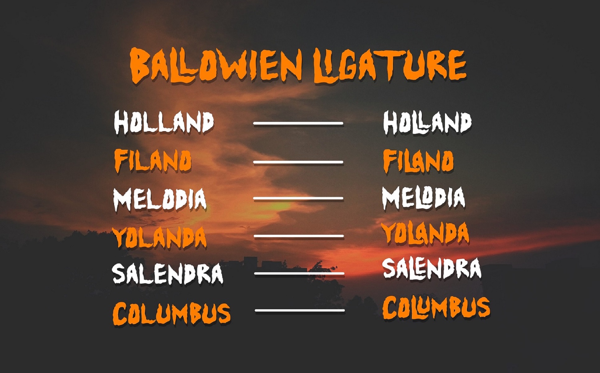 Download Шрифт "Ballowien - Horor Display Font" / Ballowien - Horor Display Font - Шрифт на тему графика font,horror,display,halloween,background,text,vector,illustration,design,poster,happy,type,celebration,spooky,typography,card,banner,holiday,party,october