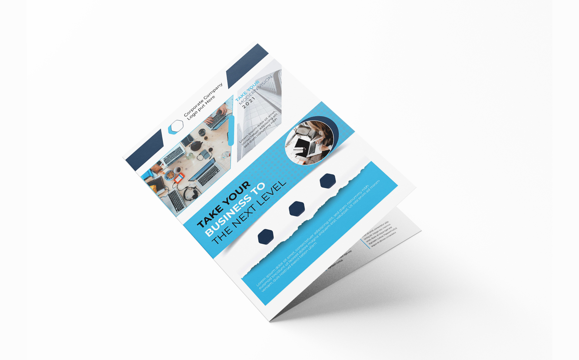 Download Фирменный стиль "Bi fold Brochure Design - Corporate Identity Template" / Bi fold Brochure Design - Corporate Identity Template - Фирменный стиль на тему графика bifold design,brcochure,brochure design,corporate brochure,template,poster,flyer