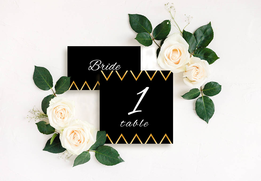 Download Фирменный стиль "Elegant black & gold wedding collection - Corporate Identity Template" / Elegant black & gold wedding collection - Corporate Identity Template - Фирменный стиль на тему графика wedding,invitation,invite,collection,black,gold,template,psd,vector,card,customizable,suite,rsvp,geometry,elegant,craft,print,triangle,golden,stylish