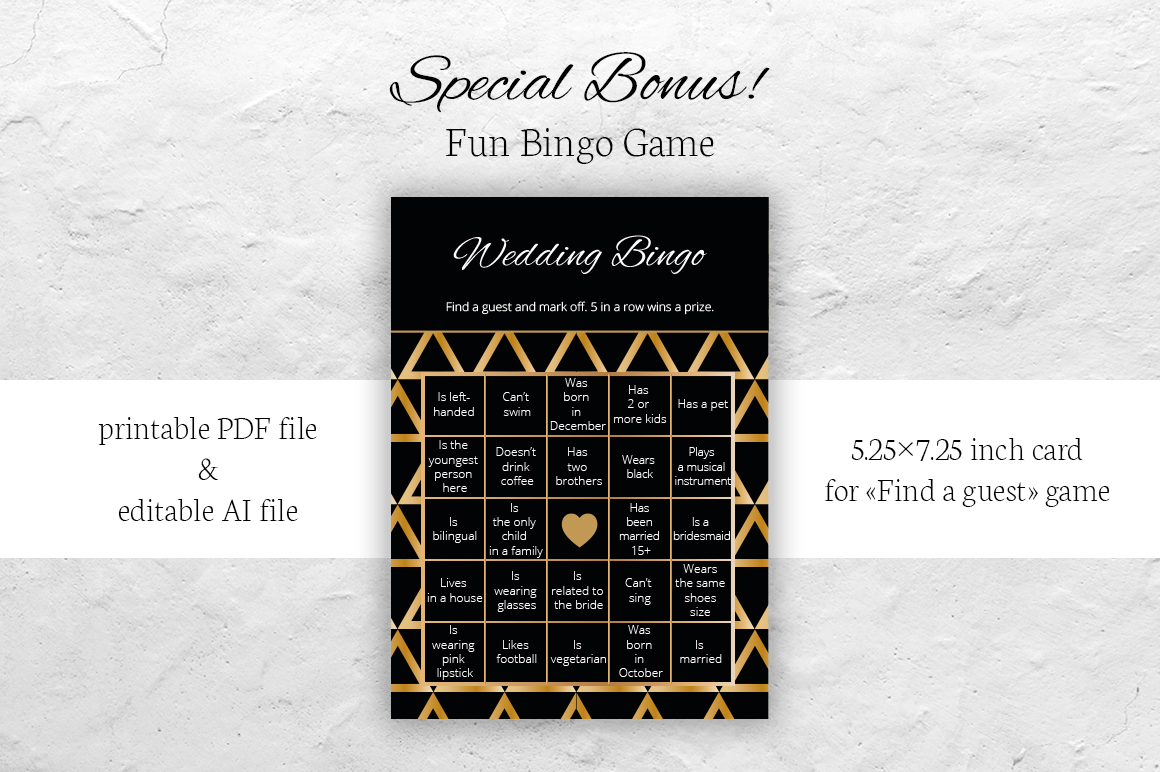 Download Фирменный стиль "Elegant black & gold wedding collection - Corporate Identity Template" / Elegant black & gold wedding collection - Corporate Identity Template - Фирменный стиль на тему графика wedding,invitation,invite,collection,black,gold,template,psd,vector,card,customizable,suite,rsvp,geometry,elegant,craft,print,triangle,golden,stylish