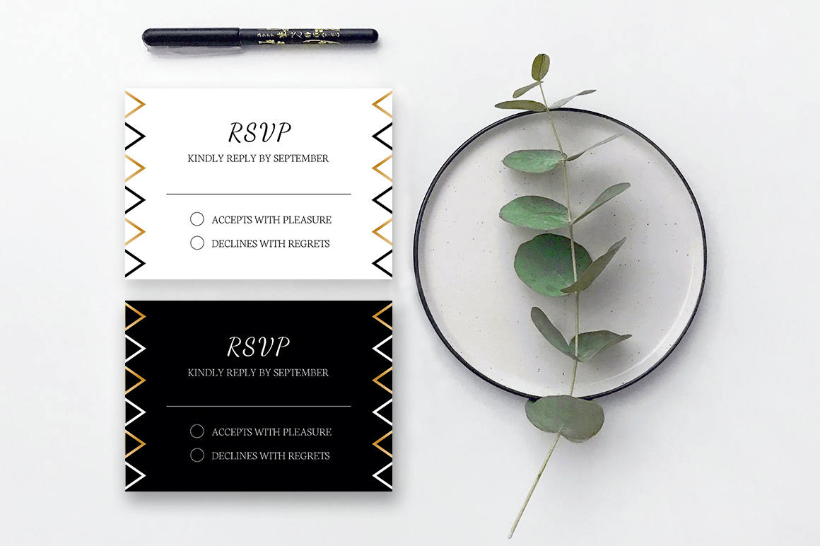 Download Фирменный стиль "Stylish geometry wedding collection - Corporate Identity Template" / Stylish geometry wedding collection - Corporate Identity Template - Фирменный стиль на тему графика wedding,invitation,invite,card,collection,gold,black,premium,elegant,rsvp,geometry,printable,customizable,bingo,ceremony,vector,template,design,stylish,psd
