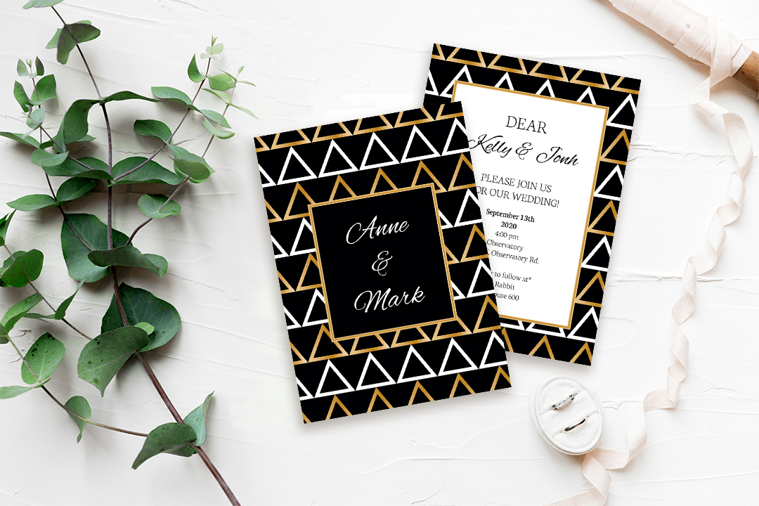 Download Фирменный стиль "Stylish geometry wedding collection - Corporate Identity Template" / Stylish geometry wedding collection - Corporate Identity Template - Фирменный стиль на тему графика wedding,invitation,invite,card,collection,gold,black,premium,elegant,rsvp,geometry,printable,customizable,bingo,ceremony,vector,template,design,stylish,psd