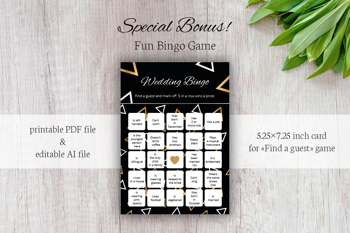Download Фирменный стиль "Elegant Geometry Wedding Invitations and Cards - Corporate Identity Template" / Elegant Geometry Wedding Invitations and Cards - Corporate Identity Template - Фирменный стиль на тему графика wedding,invite,invitation,card,elegant,stylish,rsvp,date,ceremony,party,gold,geometry,triangles,pattern,premium,vector,psd,template,bingo,golden