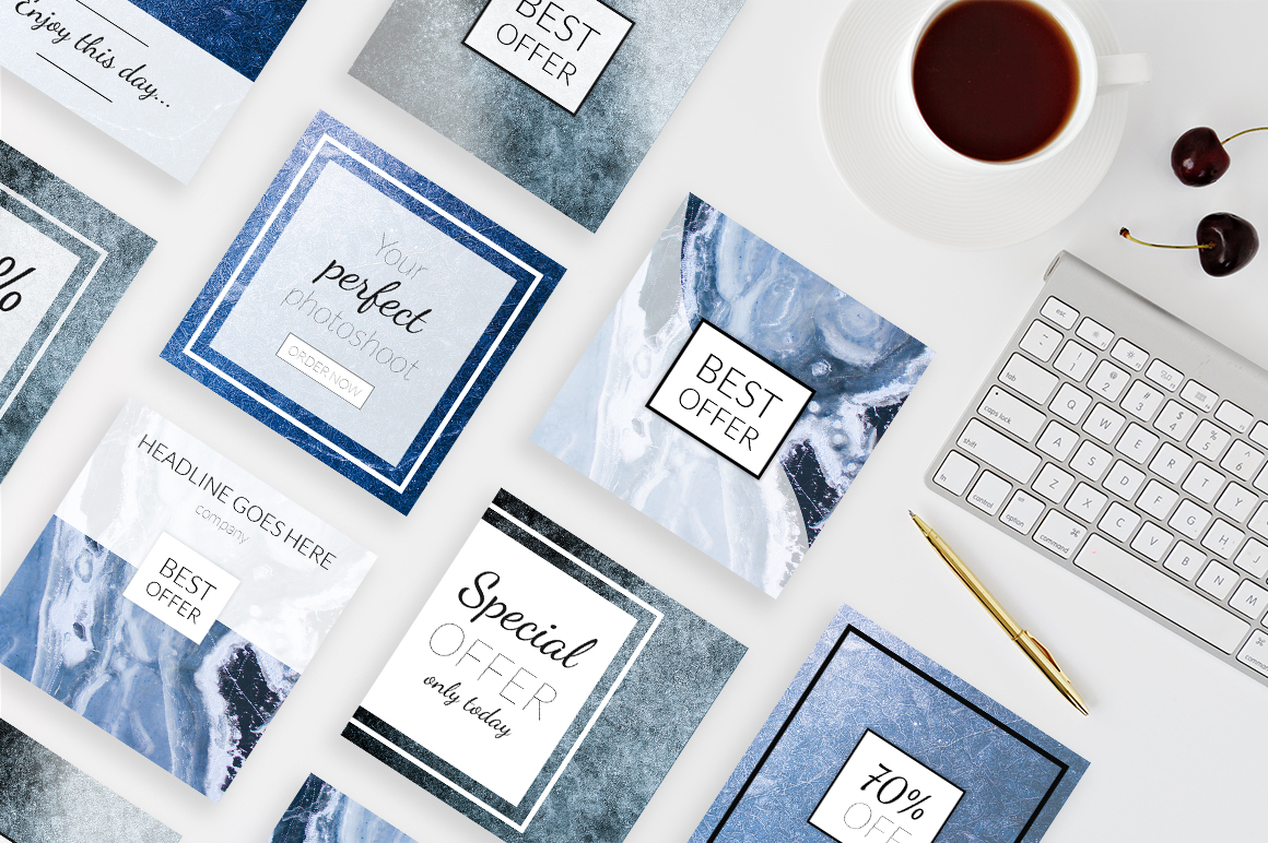 Download Шаблон для соцсетей "Easy Editable Templates for Instagram for Social Media" / Easy Editable Templates for Instagram for Social Media - Шаблон для соцсетей на тему графика social,media,template,instagram,psd,editable,elegant,modern,business,blog,blogger,photographer,web,banner,digital,marketing,commercial,shop,store,light