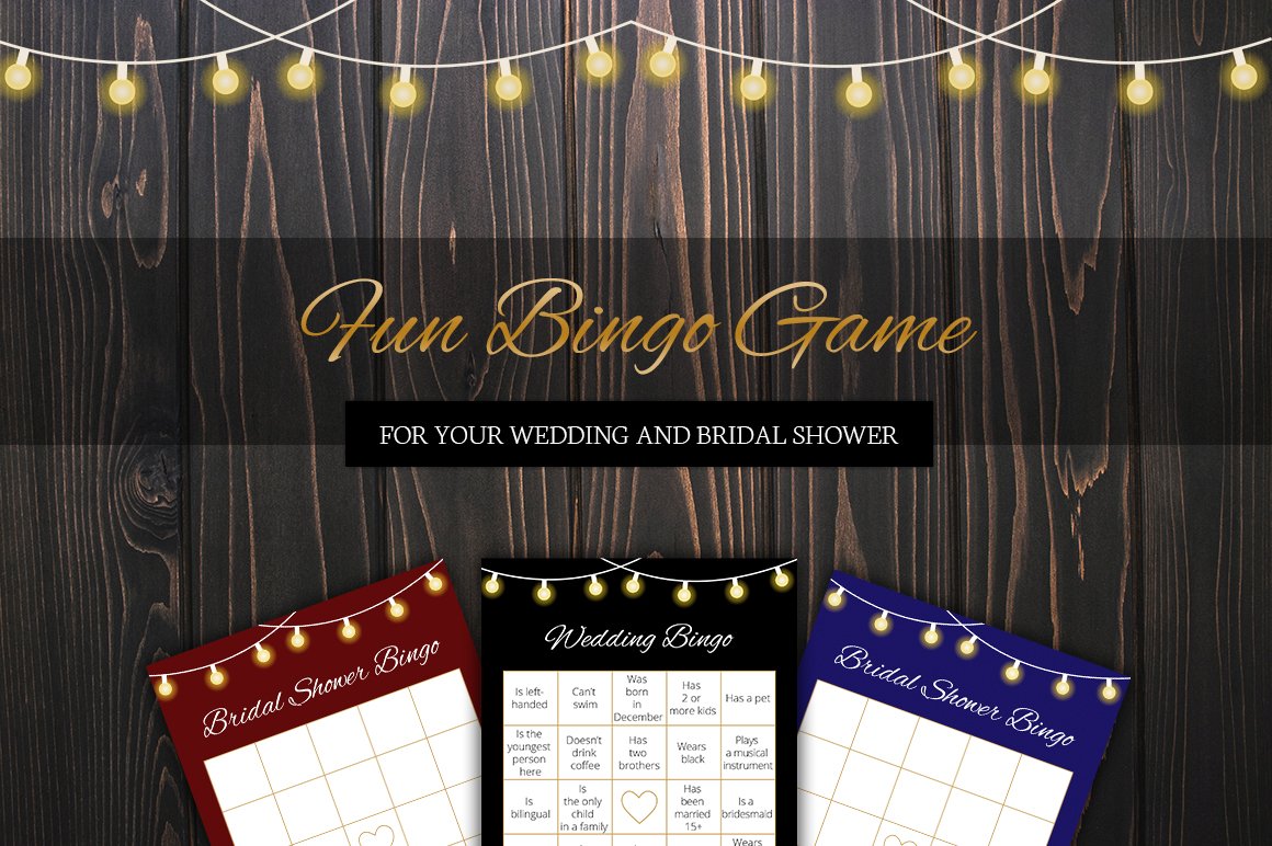 Download Фирменный стиль "Elegant Bingo Cards for Your Wedding and Bridal Shower" / Elegant Bingo Cards for Your Wedding and Bridal Shower - Фирменный стиль на тему графика wedding,bingo,game,card,craft,bridal,shower,photoshop,template,guest,vector,stylish,customizable,print,lamps,garlands,psd,fun,elegant,bundle