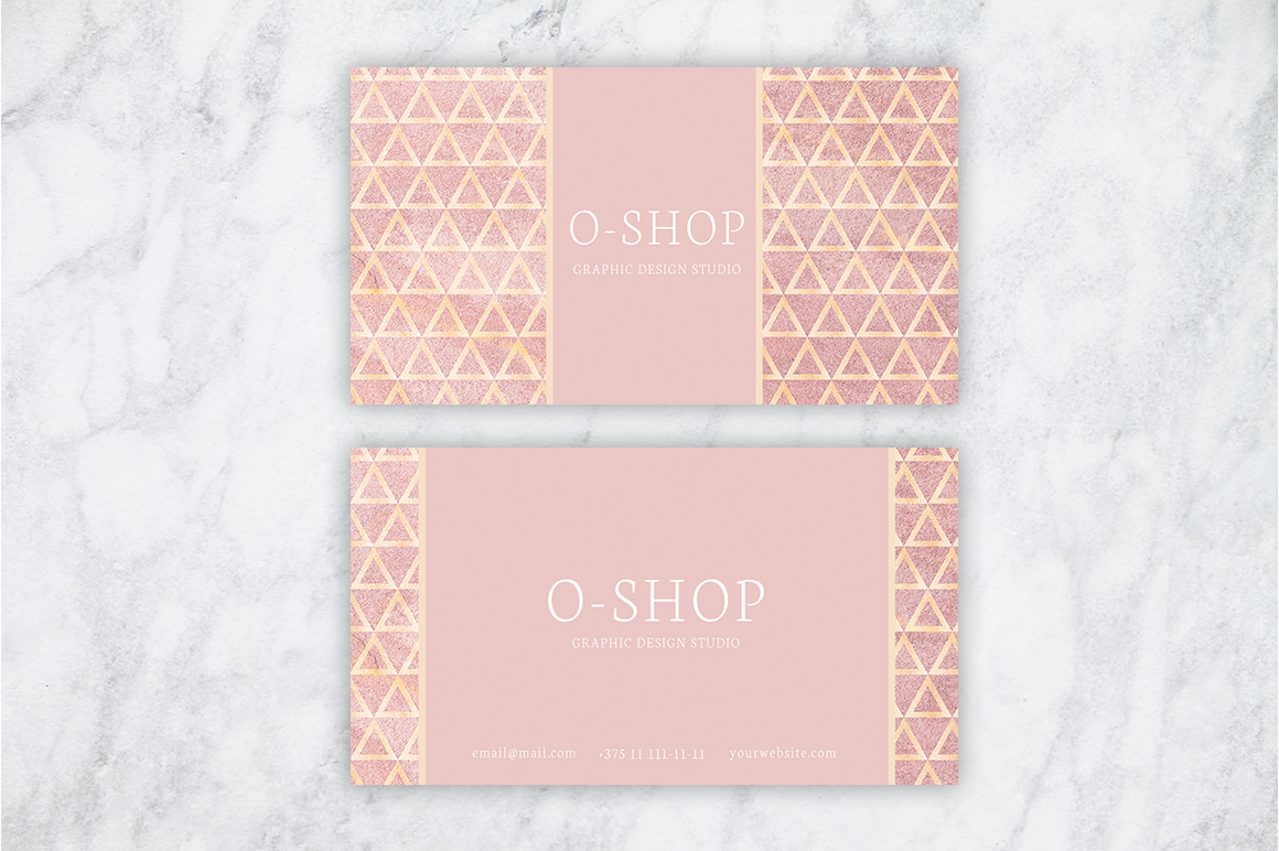 Download Фирменный стиль "Elegant Shinny Rose Visit Card - Corporate Identity Template" / Elegant Shinny Rose Visit Card - Corporate Identity Template - Фирменный стиль на тему графика business,card,visit,visiting,design,brand,photoshop,templates,identity,marketing,pink,geometry,elegant,branding,minimalistic,rose,makeup,photographer,promotion,fashion