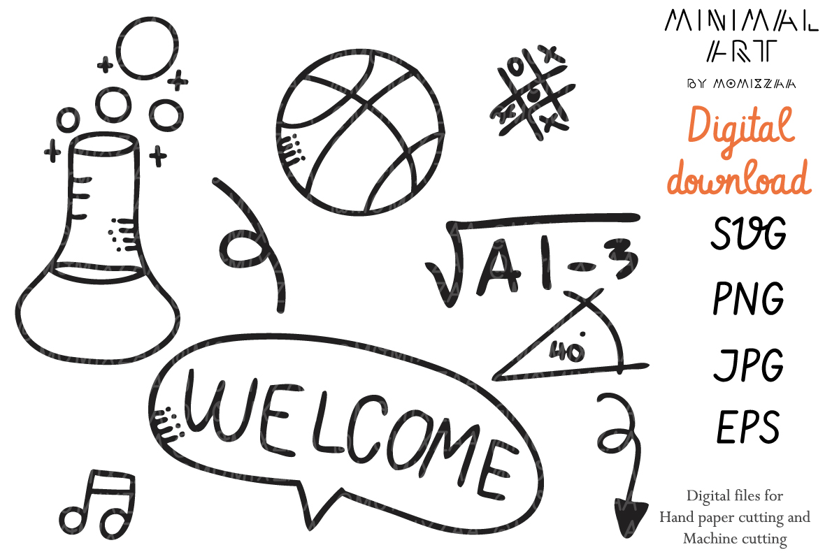 Download Vector "Back to School Doodle Set - Vector Image" / Back to School Doodle Set - Vector Image - Vector на тему клипарт abc,art,back,background,ball,board,book,cartoon,chalk,chemistry,classroom,collection,composition,creative,design,doodle,draw,drawing,education,element