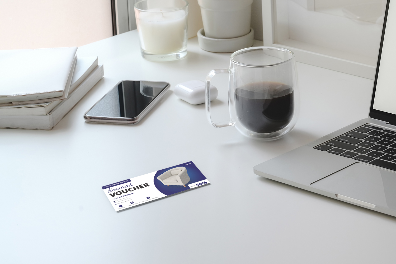 Download Vector "Clean &amp; Clear Discount Voucher Template - Vector Image" / Clean &amp; Clear Discount Voucher Template - Vector Image - Vector на тему мода и красота discount voucher design,advertisement,business,card,certificate,discount coupon,gift,luxury,marketing,modern,offer,promotion,restaurant,multipurpose,sale,set,store,value,voucher design,gift v