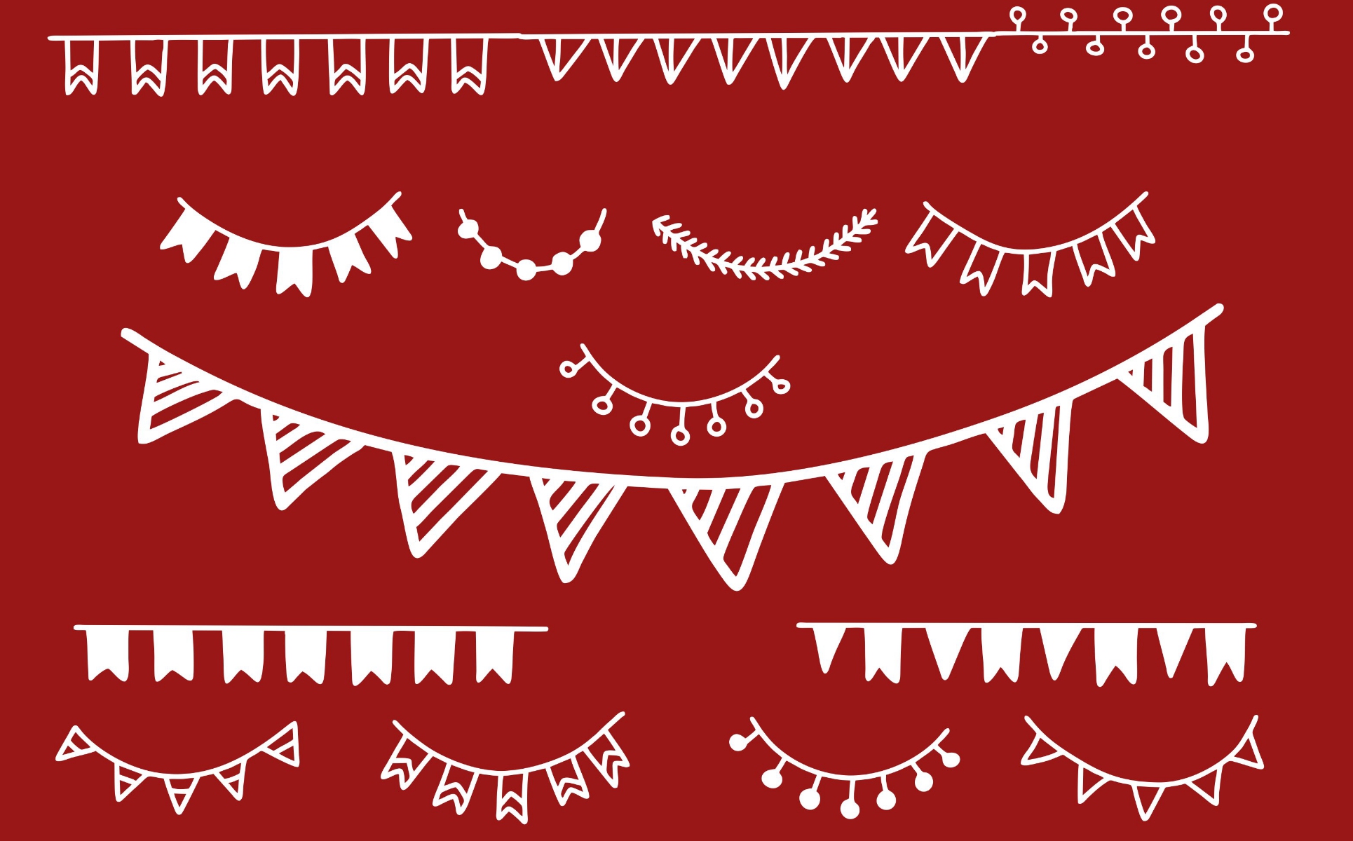 Download Иллюстрация "Christmas Festive Pieces 156 s in eps, jpg, png - Illustration" / Christmas Festive Pieces 156 s in eps, jpg, png - Illustration - Иллюстрация на тему графика christmas,holidays,winter,new year,december,flags,mittens,christmas tree,sants hat,snowflake,wreath,festive,xmas,eps,png,jpg