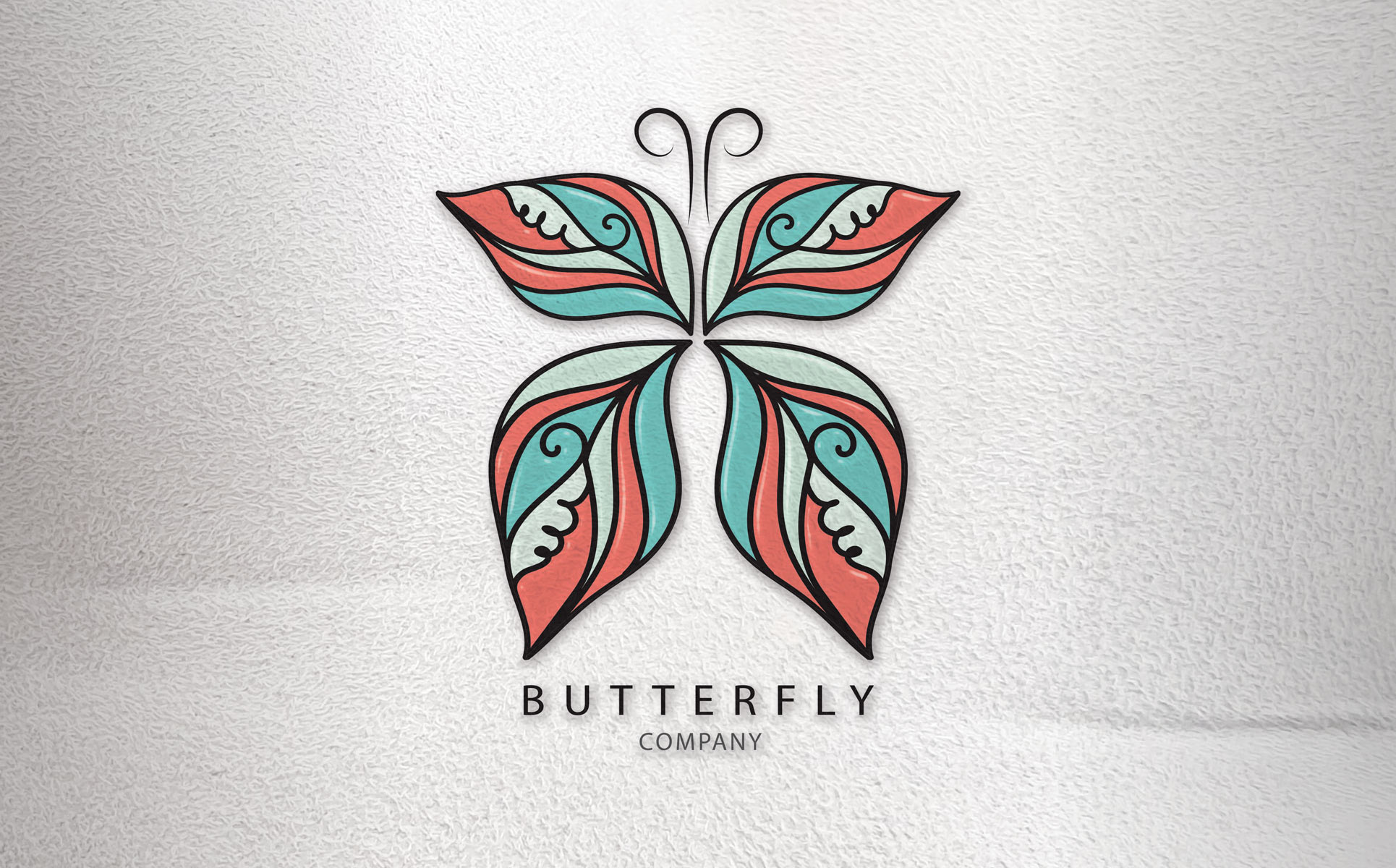 Download Шаблон логотипа "Butterfly vector Logo Template" / Butterfly vector Logo Template - Шаблон логотипа на тему графика butterfly,logo,vector,illustration,beauty,cosmetics,spa,sign,icon,web,corporate,business,creative,design,graphic,idea,modern,vintage,color,abstract