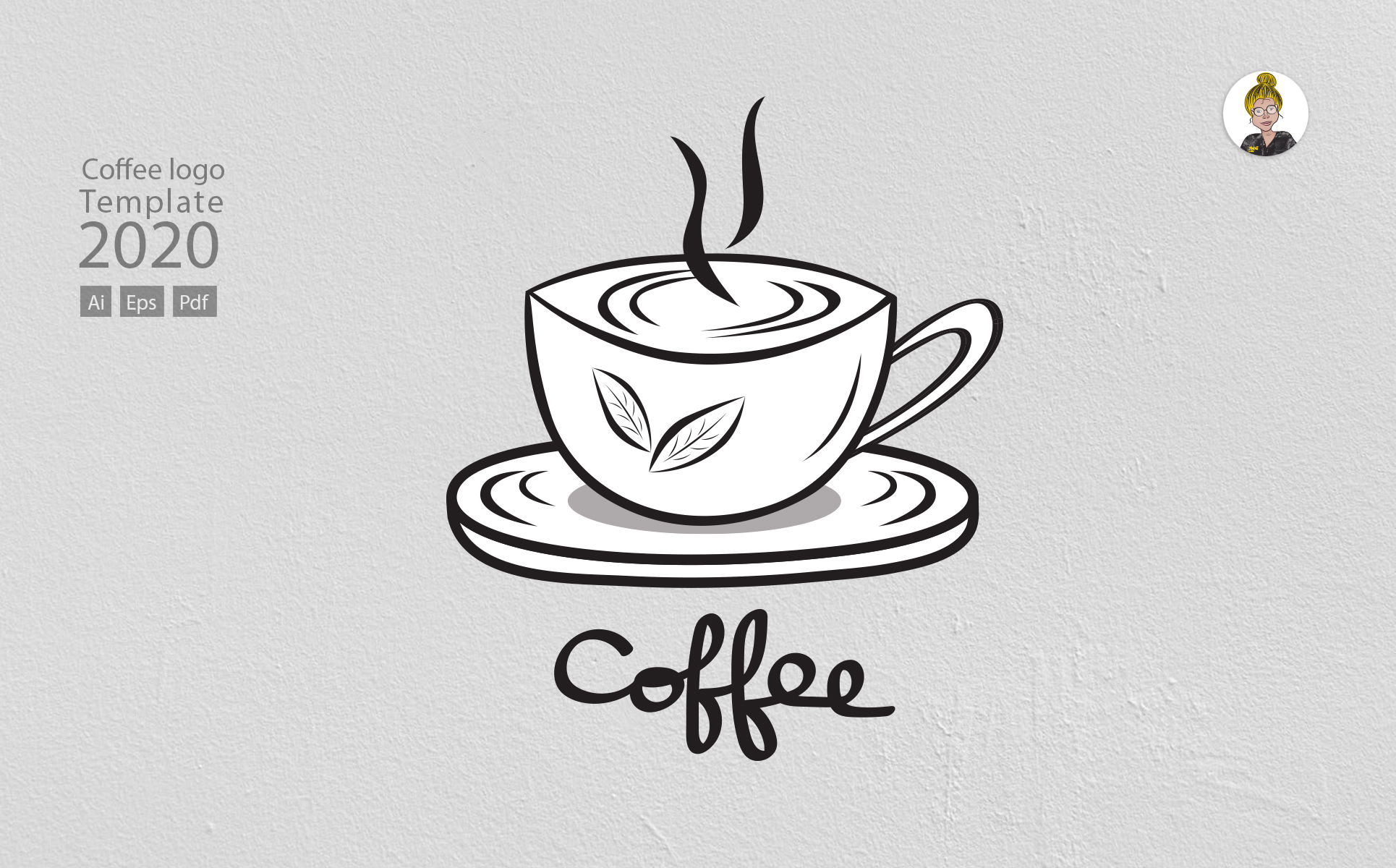 Download Шаблон логотипа "Coffee Vector for Drink Shop Logo Template" / Coffee Vector for Drink Shop Logo Template - Шаблон логотипа на тему графика coffee,logo,template,vector,illustration,cartoon,hand,drawn,drawing,graphic,design,ai,eps,cmyk,brand,company,corporate,beverage,drink,shop