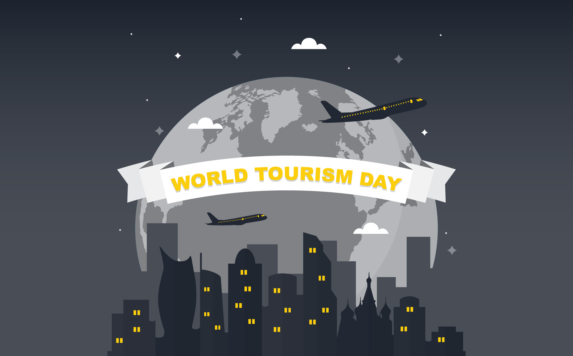 Download Иллюстрация "Moscow City Russia - Illustration" / Moscow City Russia - Illustration - Иллюстрация на тему графика moscow,city,russia,europe,travel,world,tourism,day,illustration,vector,concept,flight,flat,destination,template,location,style,poster,landmarks,traveler