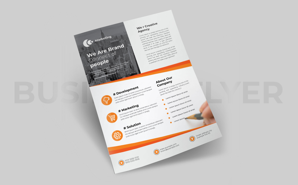 Download Фирменный стиль "Minimal Flyer - Corporate Identity Template" / Minimal Flyer - Corporate Identity Template - Фирменный стиль template,flyer,business,modern,poster,corporate,design,a4,creative,simple,company,print,style,concept,element,sales,icon,idea,elegant,stylish