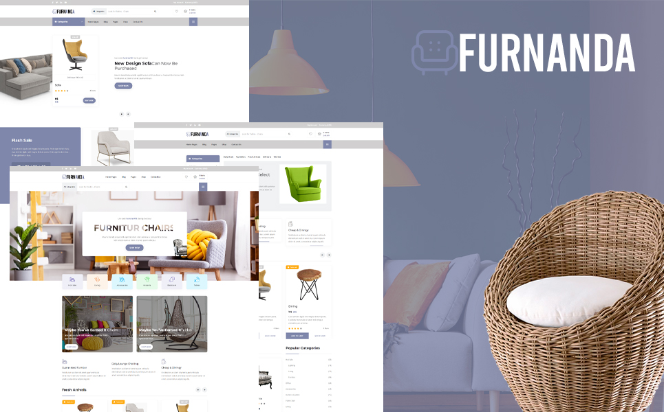 Furniture Shop HTML Website Template
