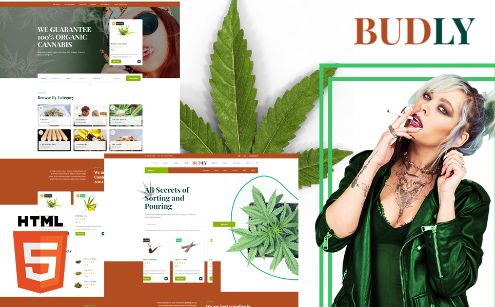 Cannabis Website Template
