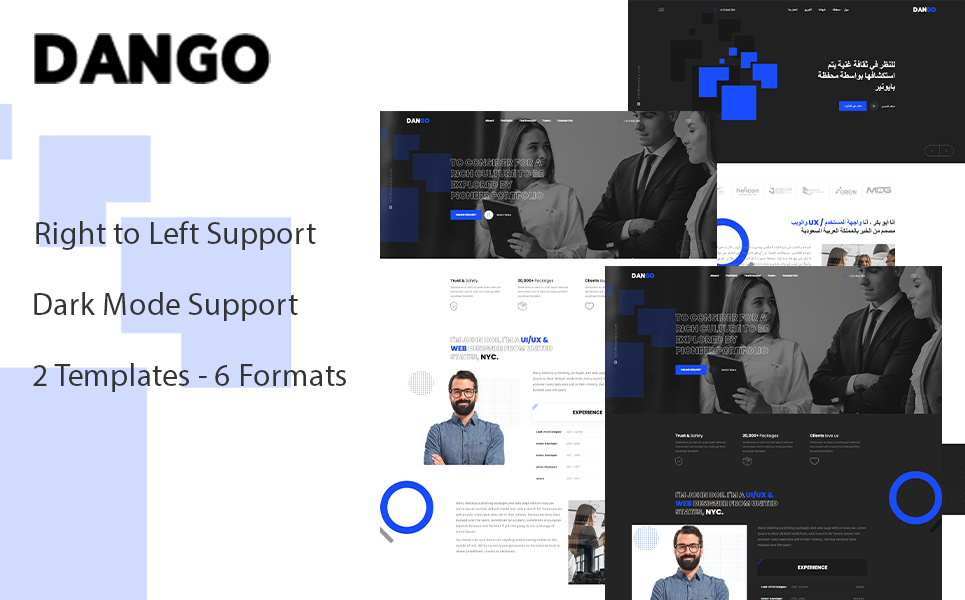 Digital Agency Landing Page Template