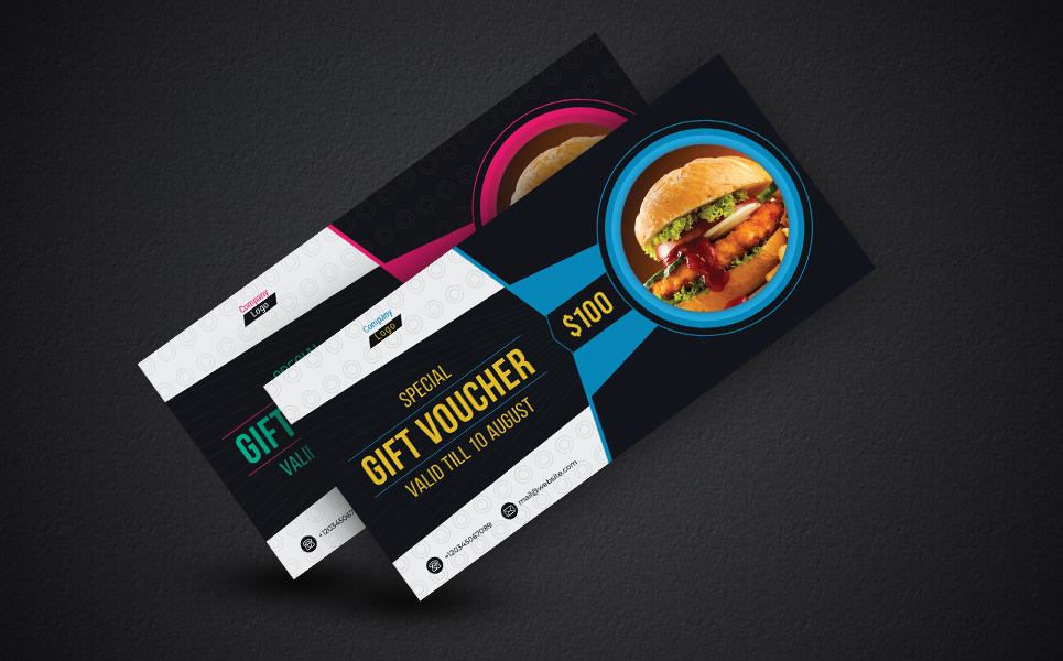 Download Фирменный стиль "Special Gift Voucher" / Special Gift Voucher - Фирменный стиль на тему графика voucher,gift,offer,discount,card,vip,printable