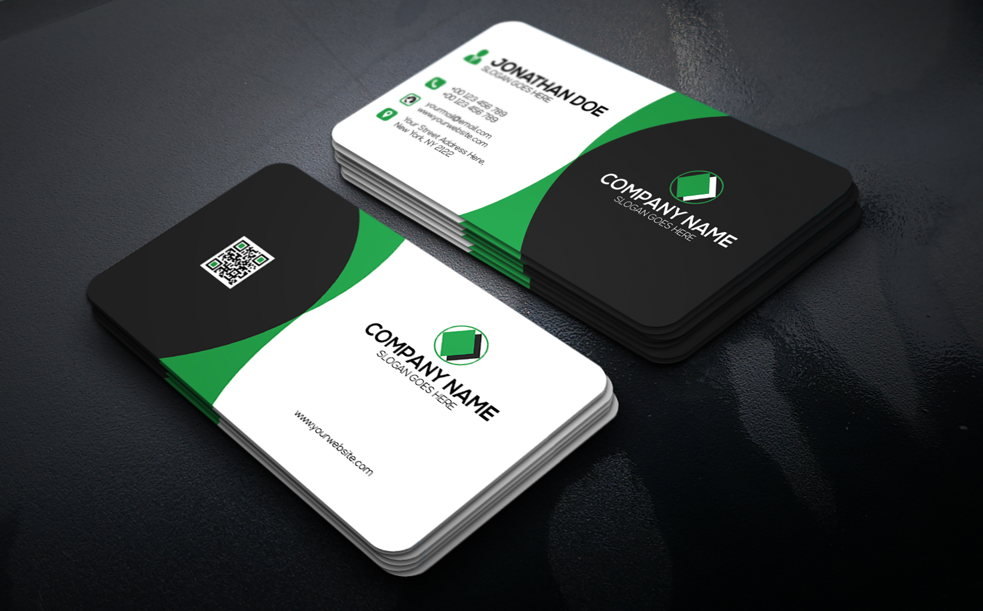Download Фирменный стиль "Elegant Business Card Design - Corporate Identity Template" / Elegant Business Card Design - Corporate Identity Template - Фирменный стиль на тему графика corporate,modern,new,card,business,innovative,elegant,colorful,identity,exceptional,businesscard,visitingcard