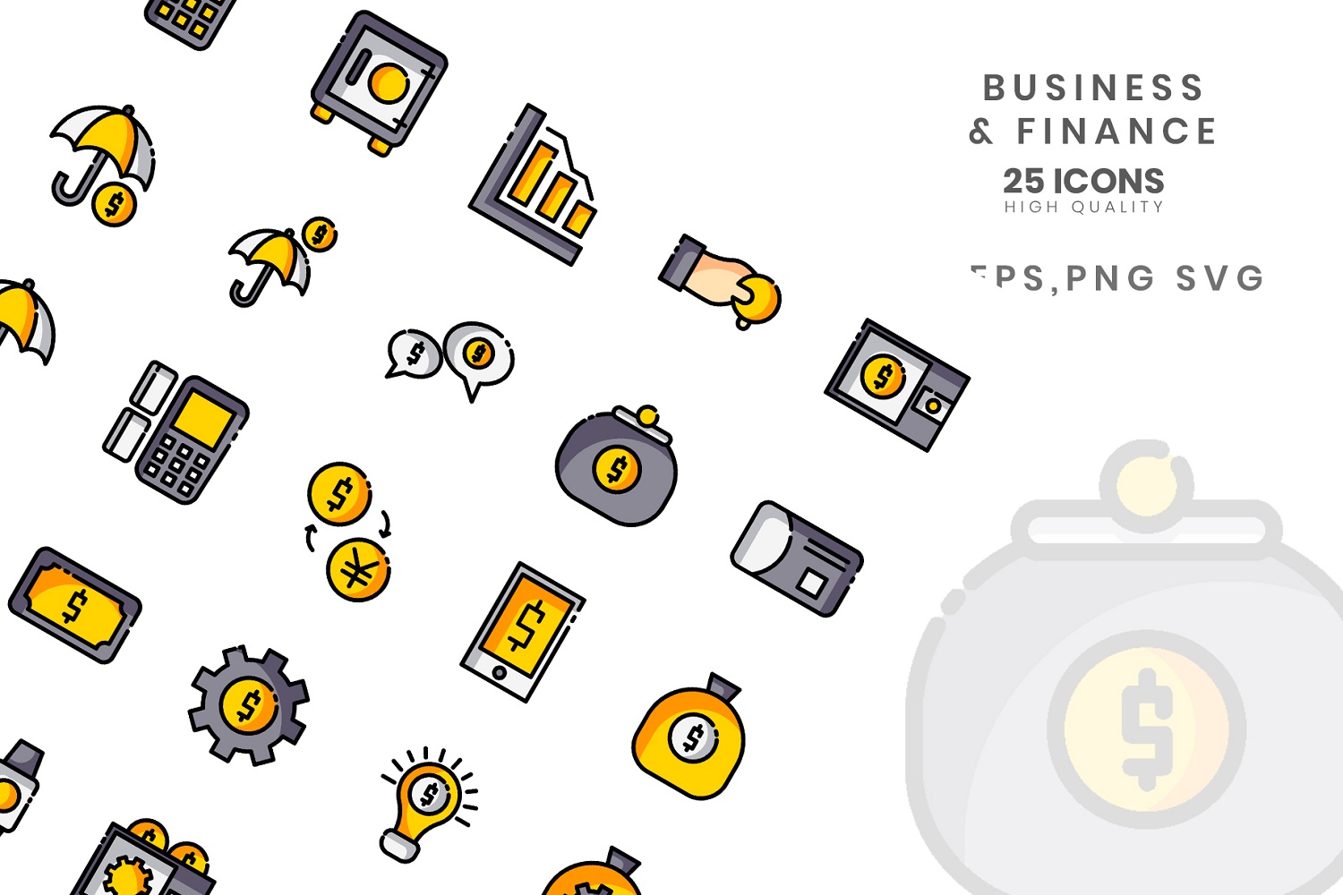 Download Набор иконок "Business finance VOL II Icon Set" / Business finance VOL II Icon Set - Набор иконок на тему графика idea,iot,marketing,payment,shopping,smart,social,strategy,teach,team,teamwork,thin,bak,isolated,big,competitive,connected,development,banking,commerce