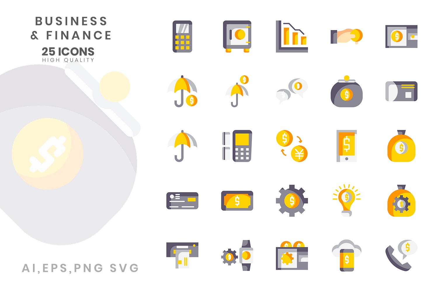 Download Набор иконок "Business finance VOL II Icon Set" / Business finance VOL II Icon Set - Набор иконок на тему графика idea,iot,marketing,payment,shopping,smart,social,strategy,teach,team,teamwork,thin,bak,isolated,big,competitive,connected,development,banking,commerce