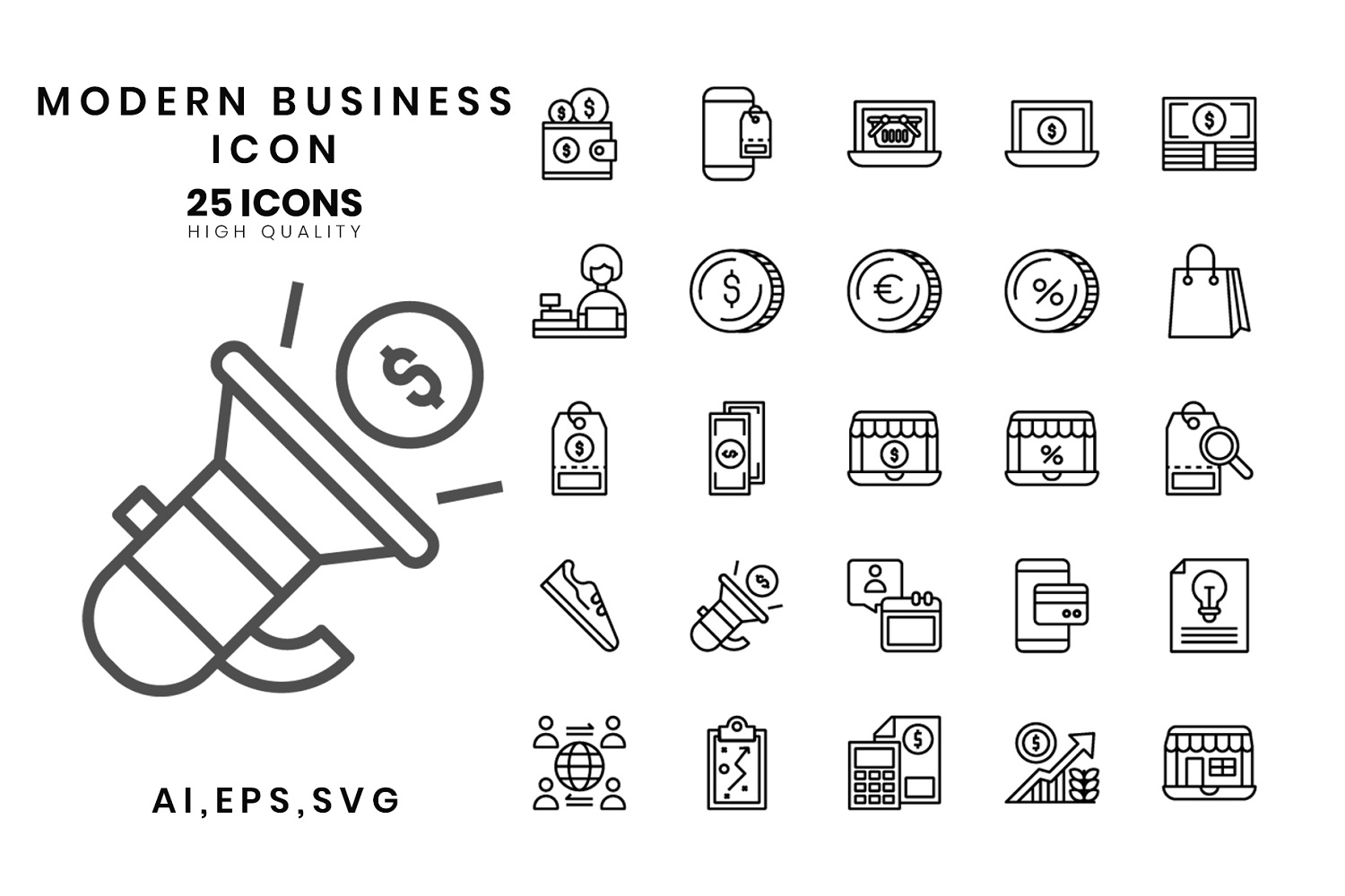 Download Набор иконок "Modern Business Styles, Line Color, Flat Color Icon Set" / Modern Business Styles, Line Color, Flat Color Icon Set - Набор иконок на тему графика bank,contact,delivery,eco,education,graph,internet,linear,media,money,pictogram,school,seo,shop,social,ui,technology,app,web,market